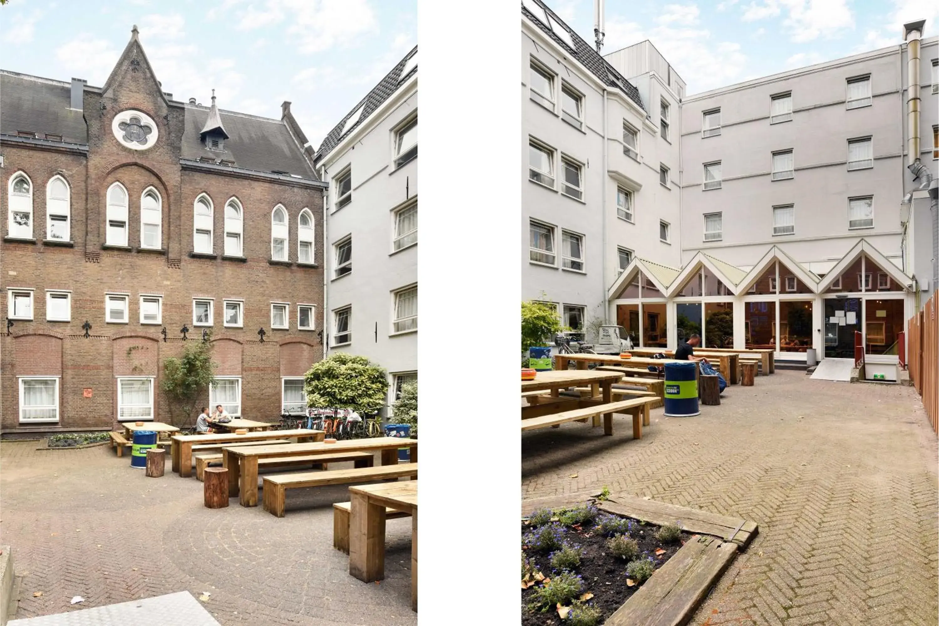 Garden, Property Building in Hans Brinker Hostel Amsterdam