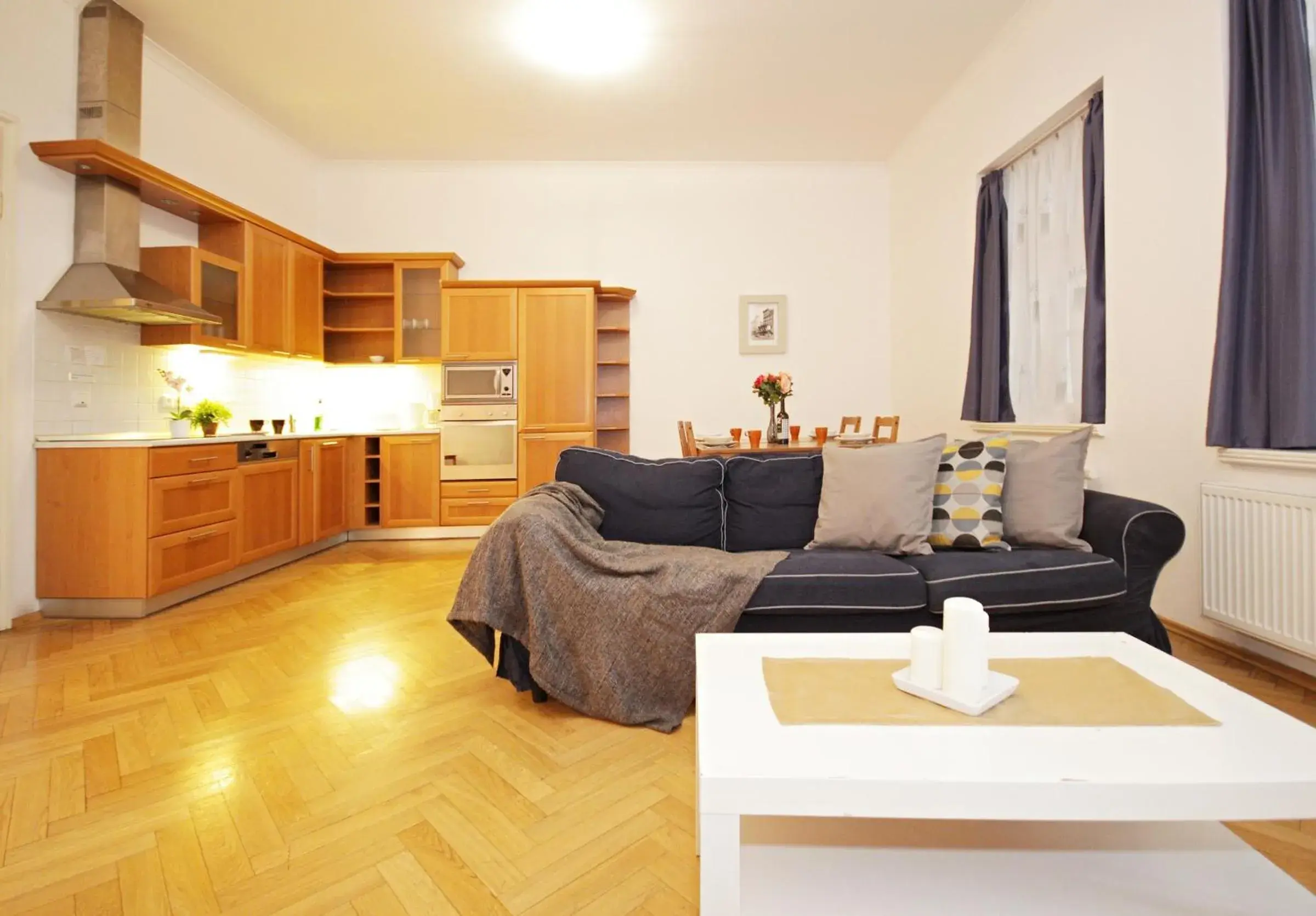 Living room in Prague Central Residence Living room in Prague Central Residence