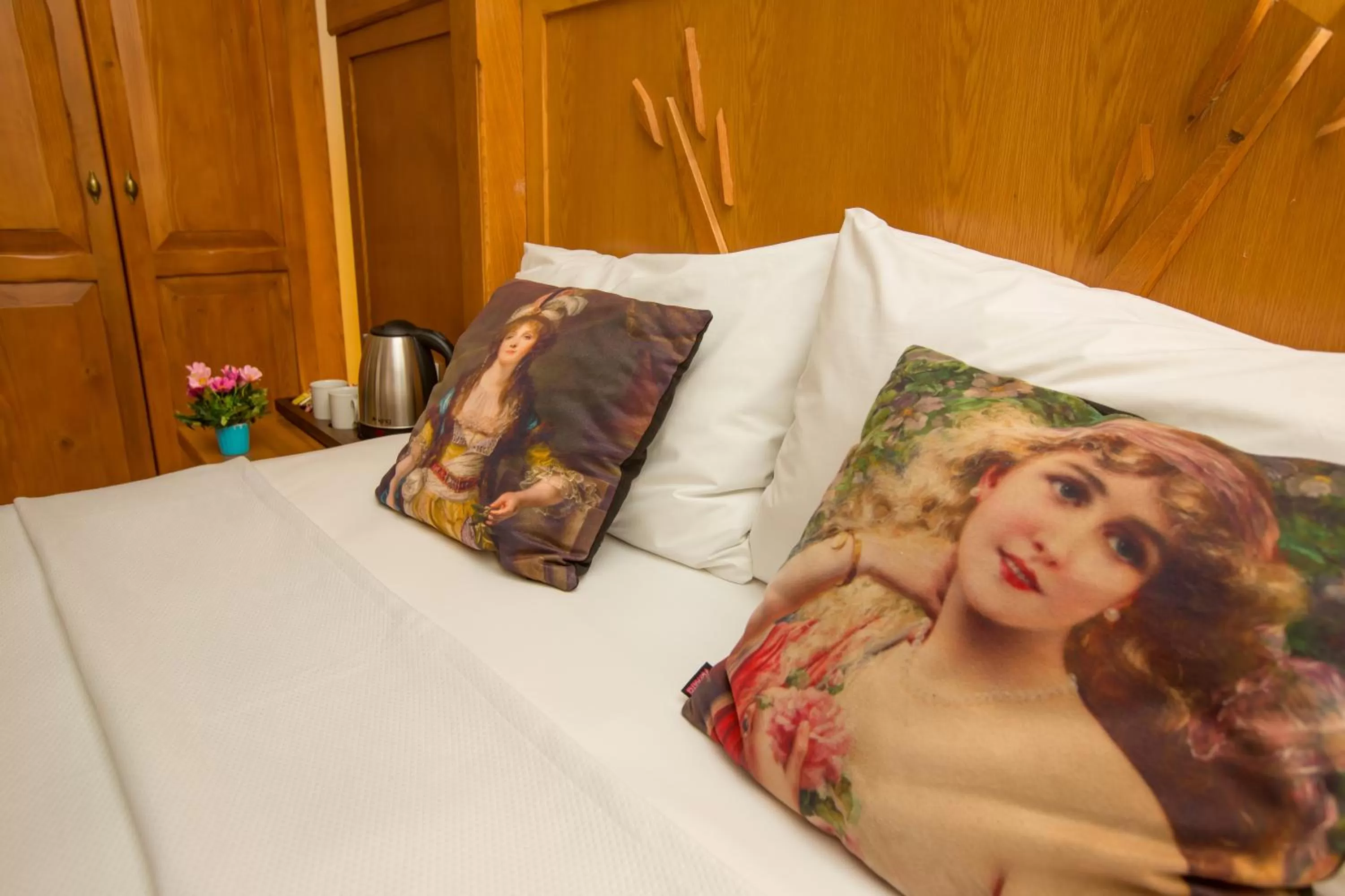 Bed in The PeraPort Hotel