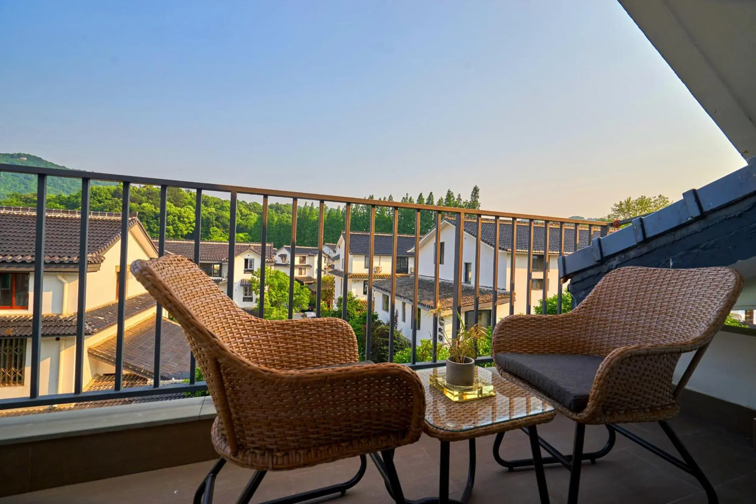 Balcony/Terrace in Hangzhou Yueshang Yunshe Boutique Hostel