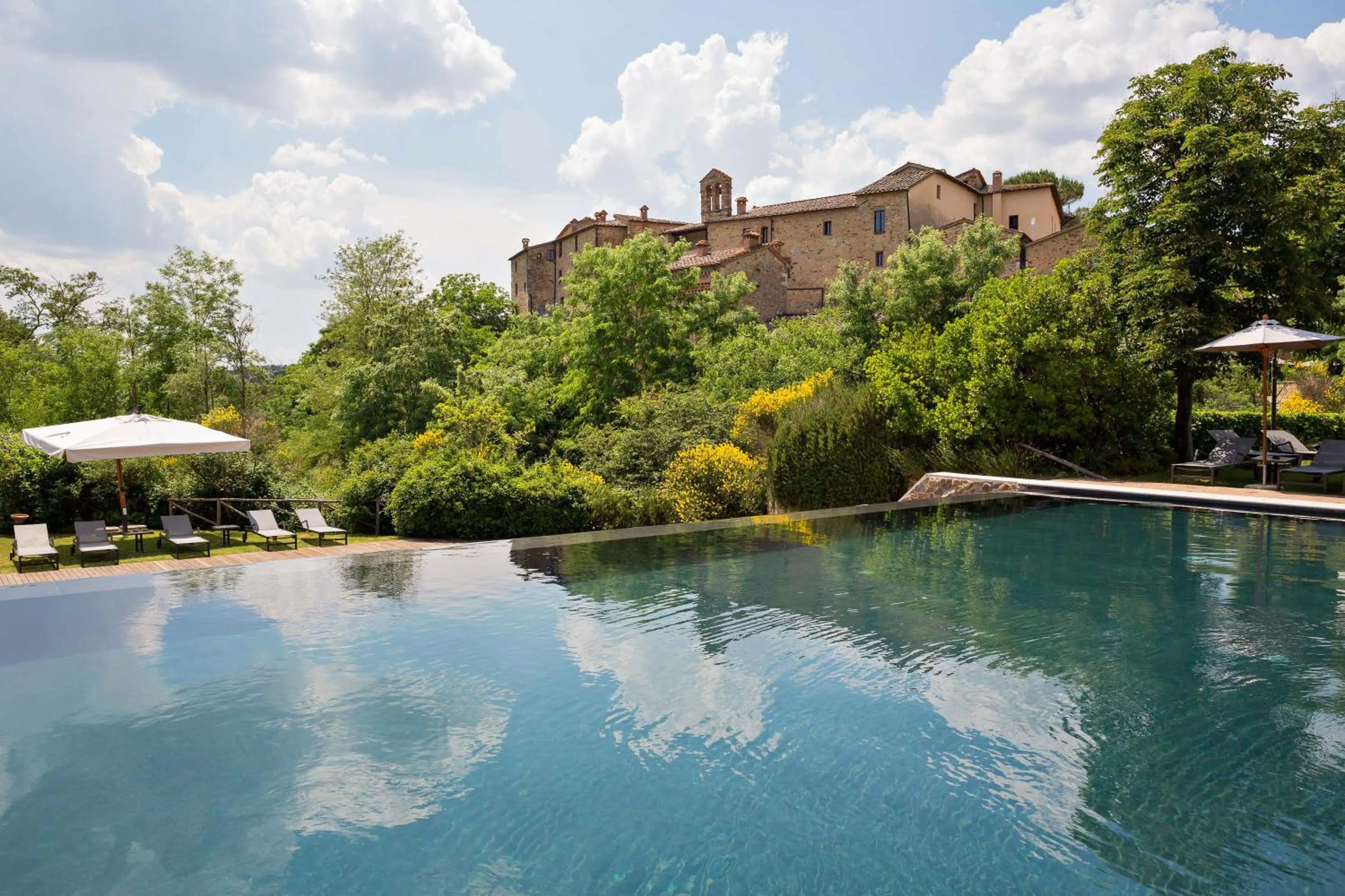 Swimming pool in Castel Monastero - The Leading Hotels of the World