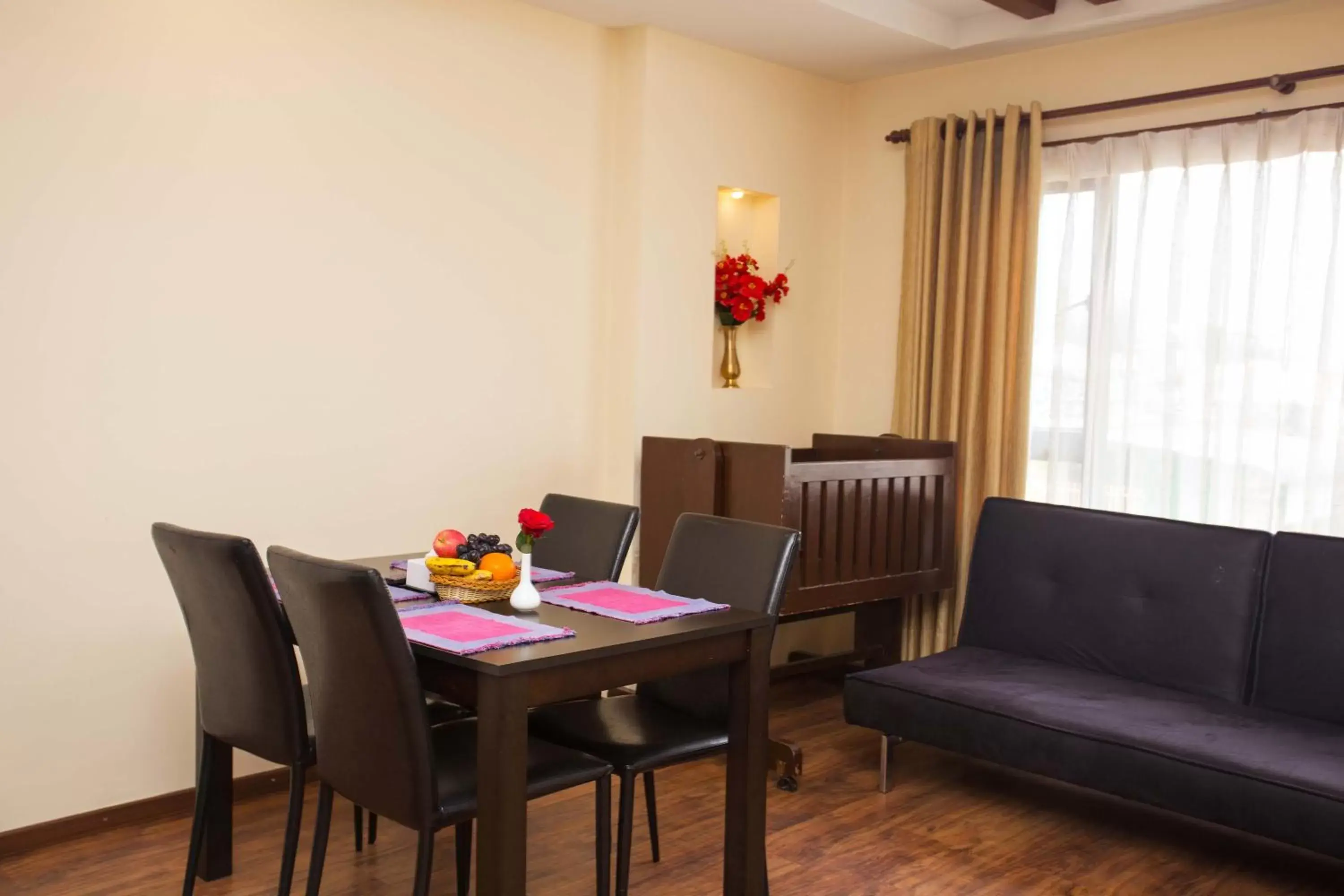 Seating area, Dining Area in Hotel Jay Suites