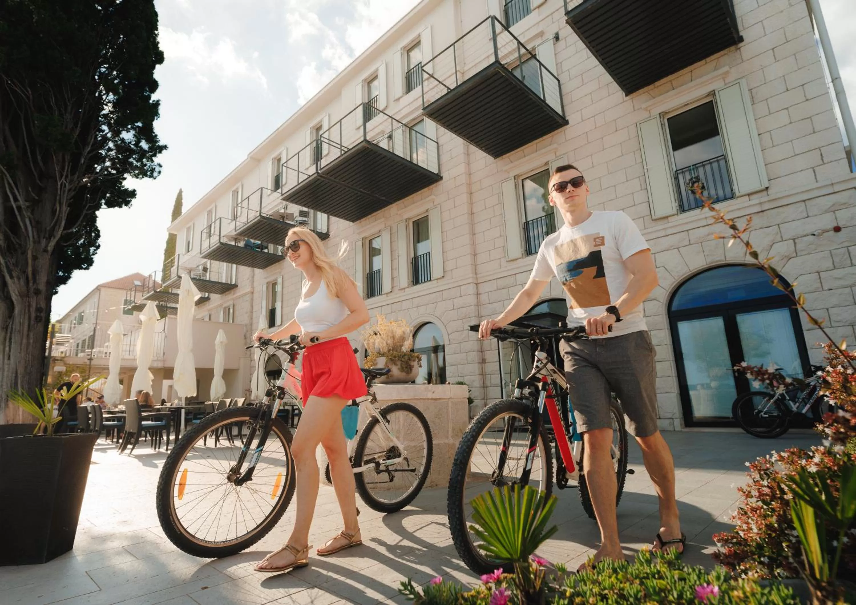 Facade/entrance in Hotel Štacija
