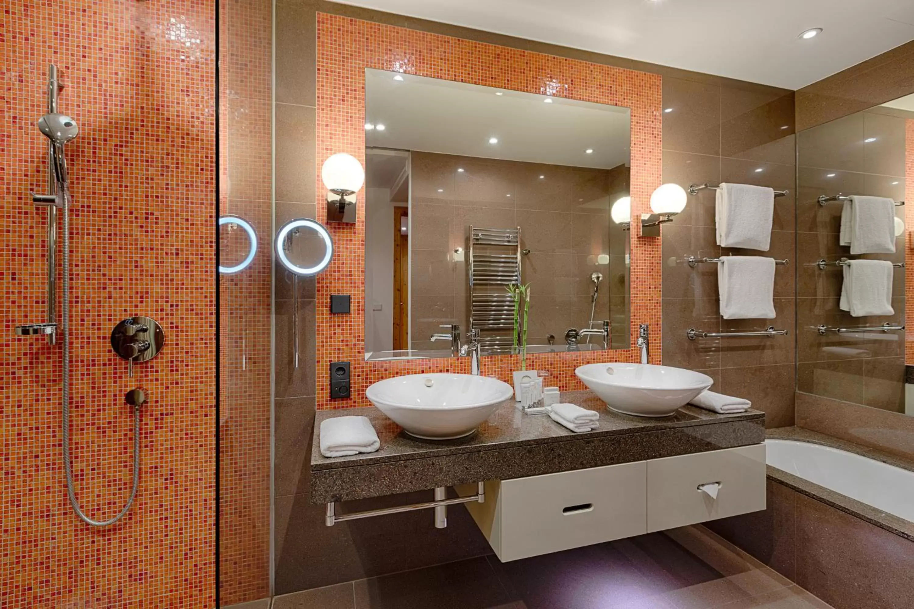 Bathroom in Kempinski Hotel Das Tirol