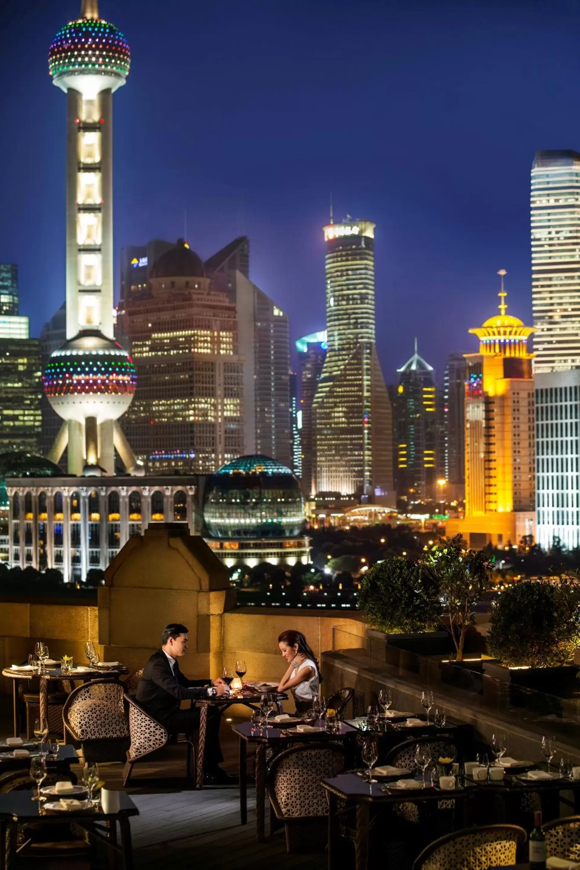 Balcony/Terrace in Fairmont Peace Hotel On the Bund (Start your own story with the BUND)