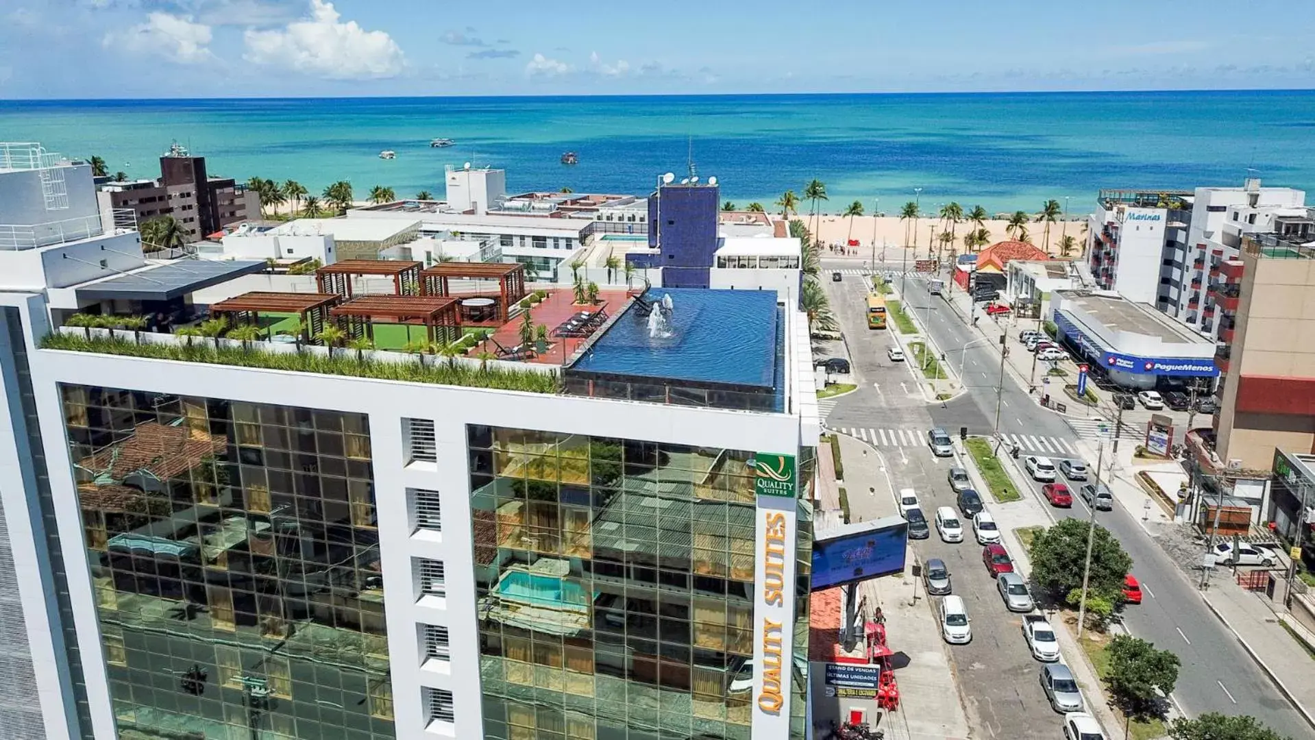 Bird's eye view in Quality Suítes João Pessoa Bird's eye view in Quality Suítes João Pessoa