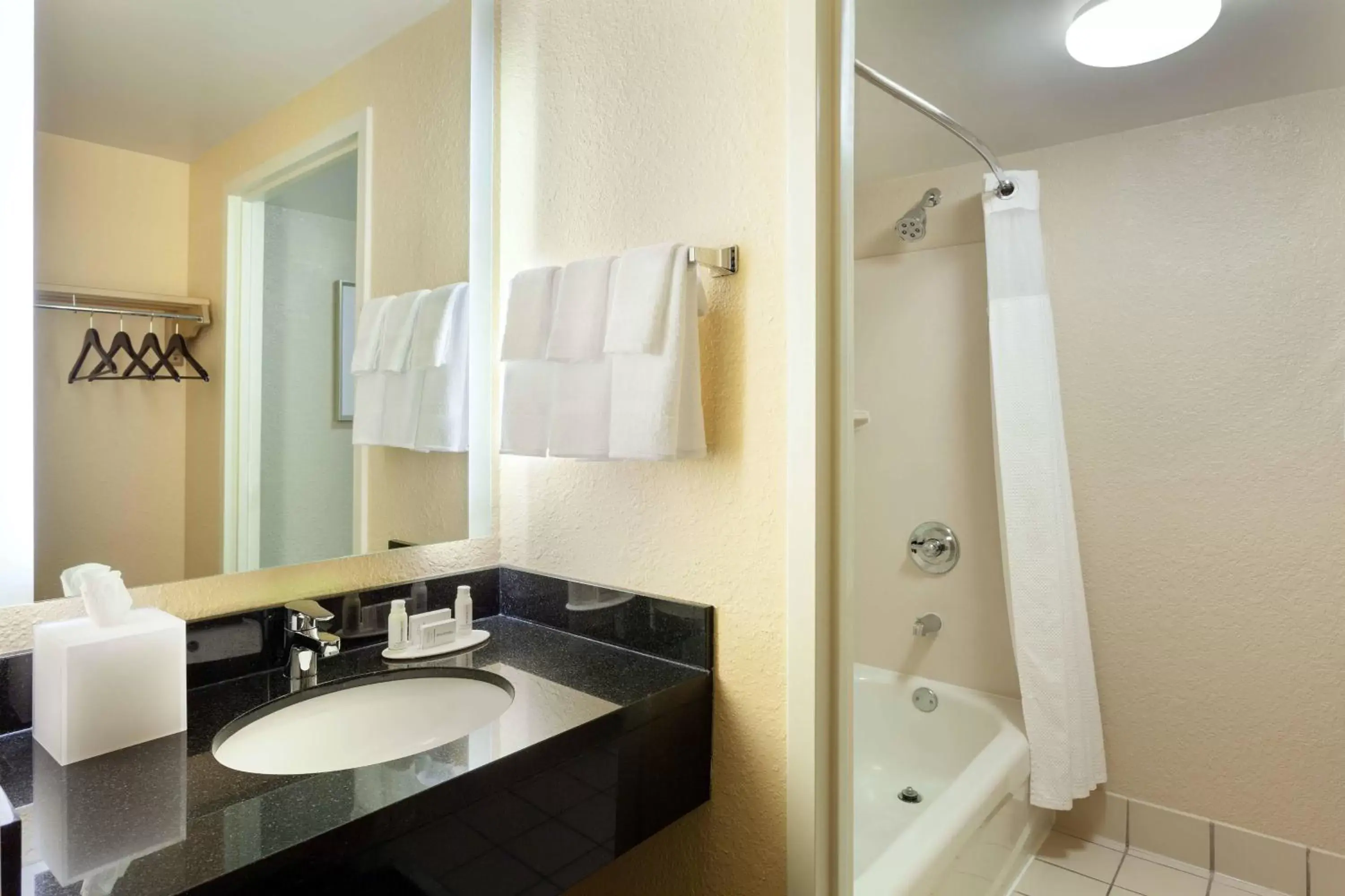 Bathroom in Fairfield Inn & Suites by Marriott Orlando Lake Buena Vista in the Marriott Village