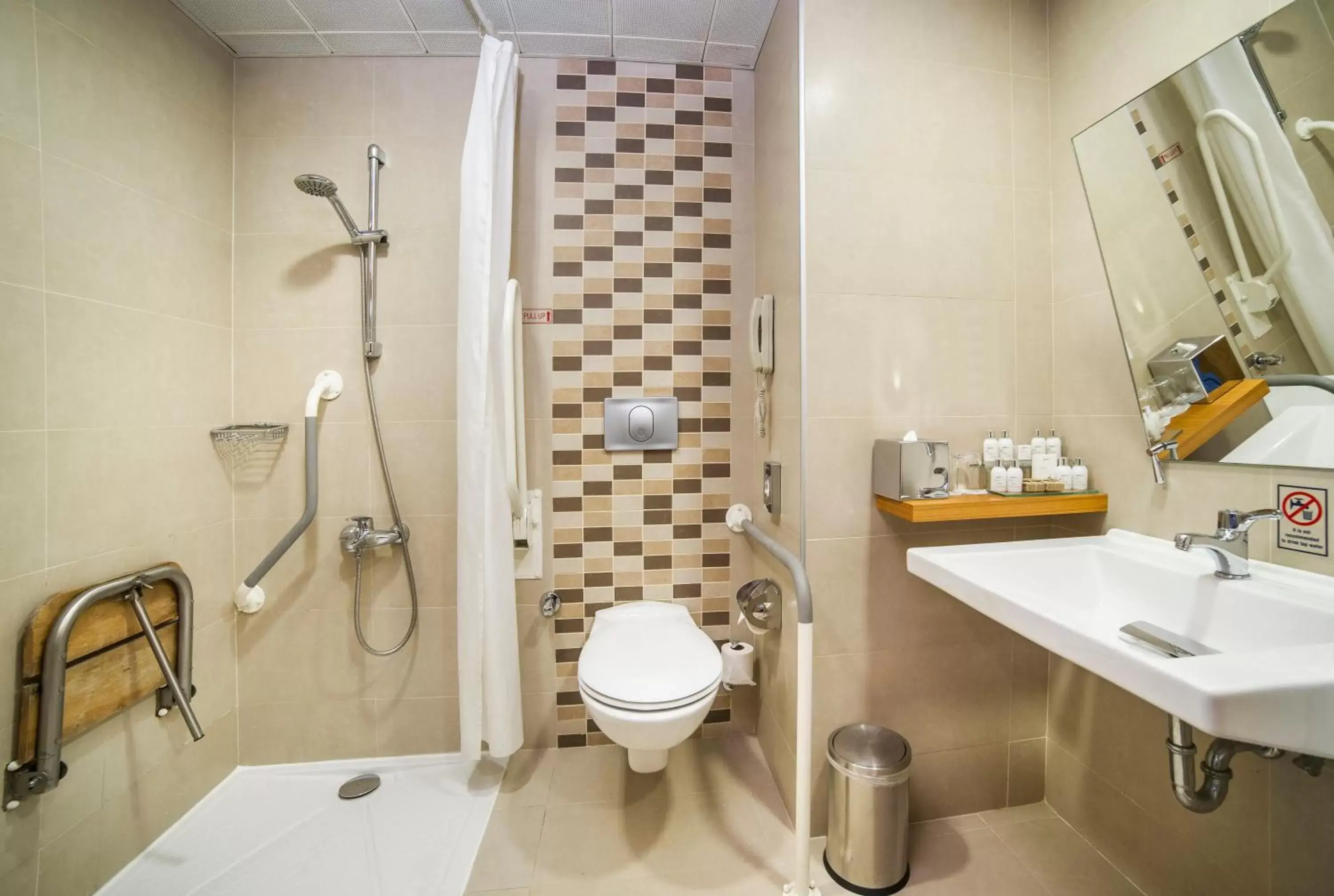 Facility for disabled guests, Bathroom in Radisson Hotel President Old Town Istanbul