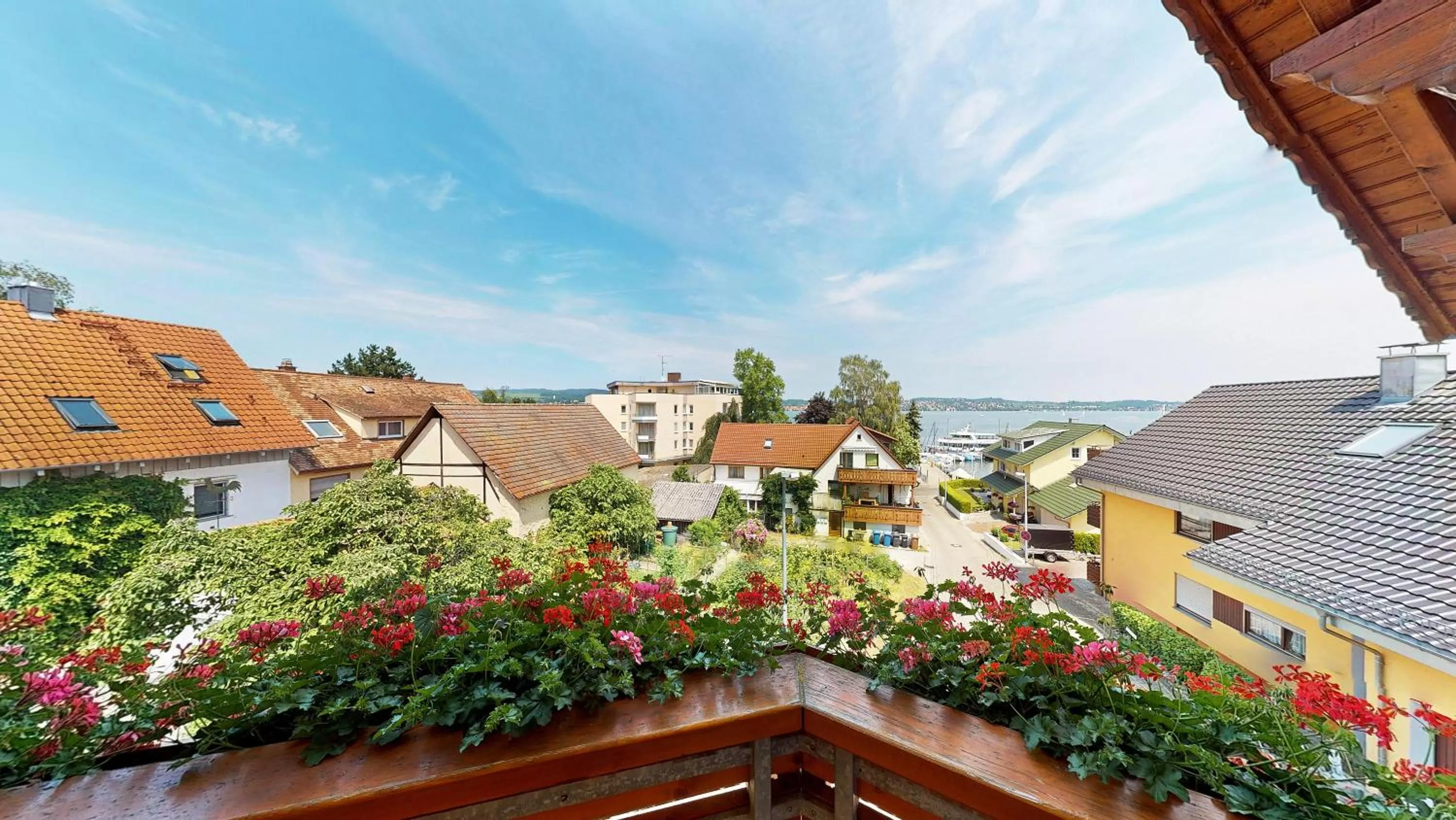 Lake view in Hotel Haus Seehang