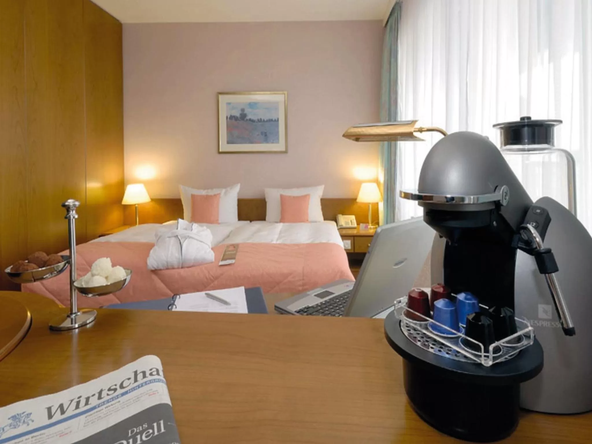 Photo of the whole room, Bed in Radisson Blu Hotel Cottbus