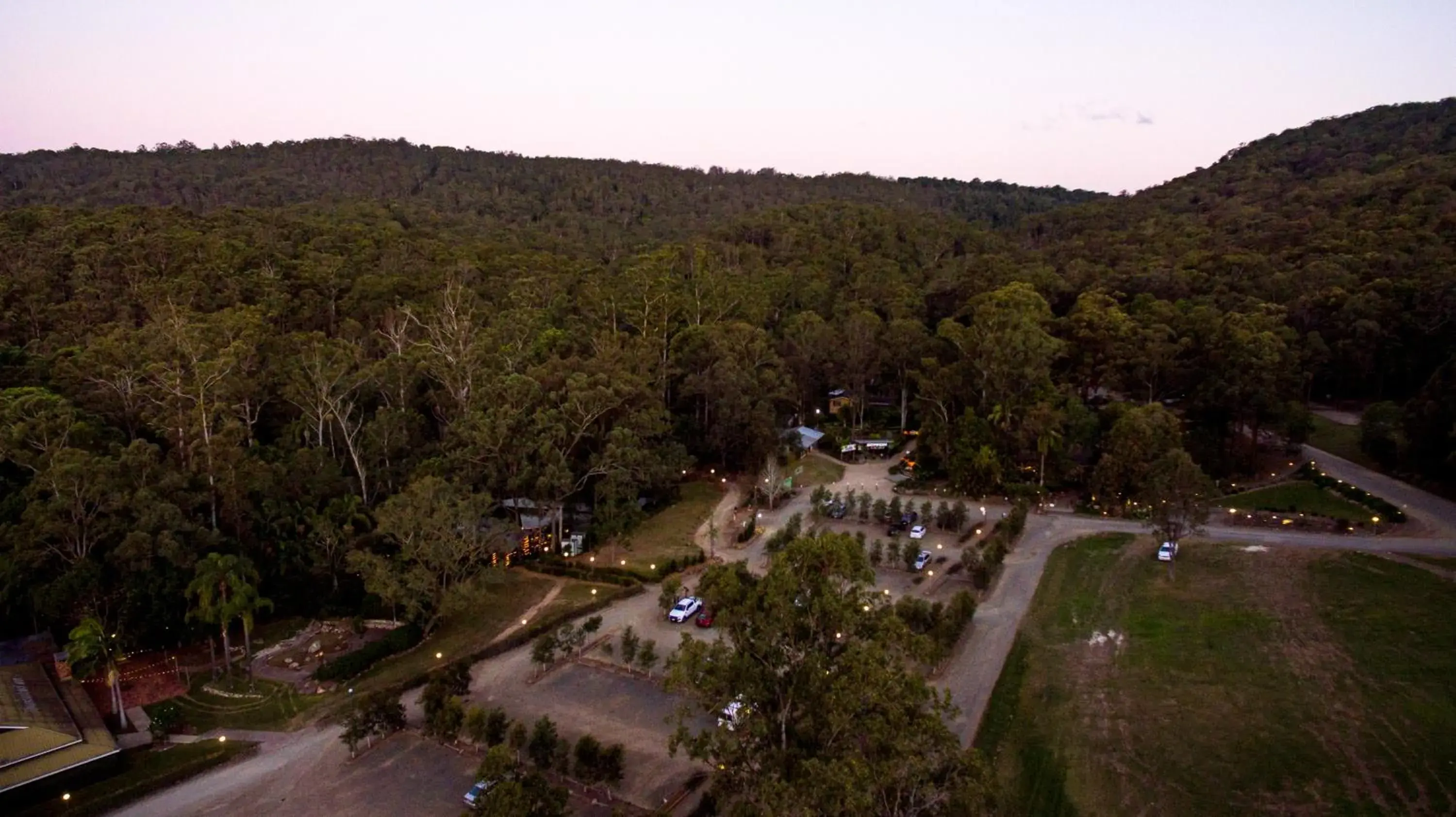 Garden, Bird's-eye View in Cedar Creek Lodges