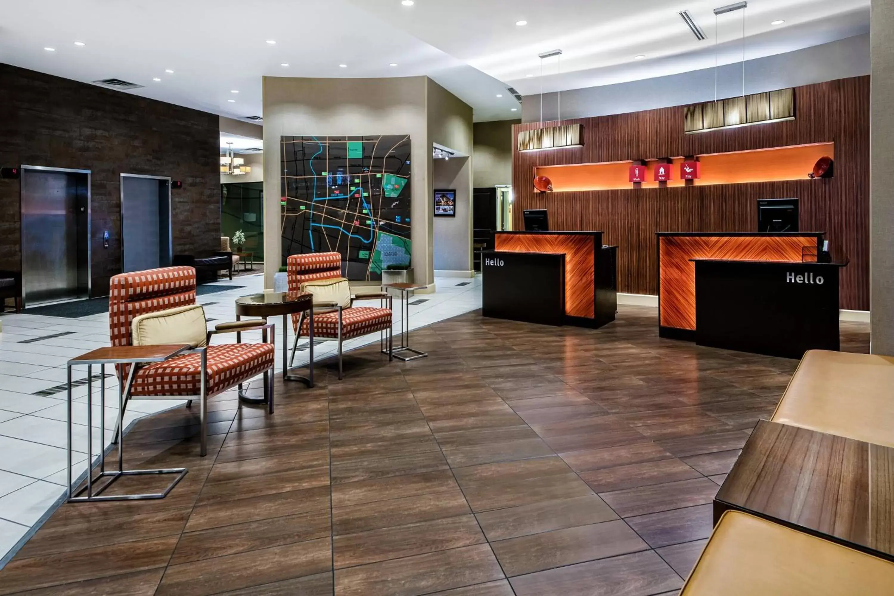 Lobby or reception, Restaurant/Places to Eat in TownePlace Suites by Marriott San Antonio Downtown Riverwalk