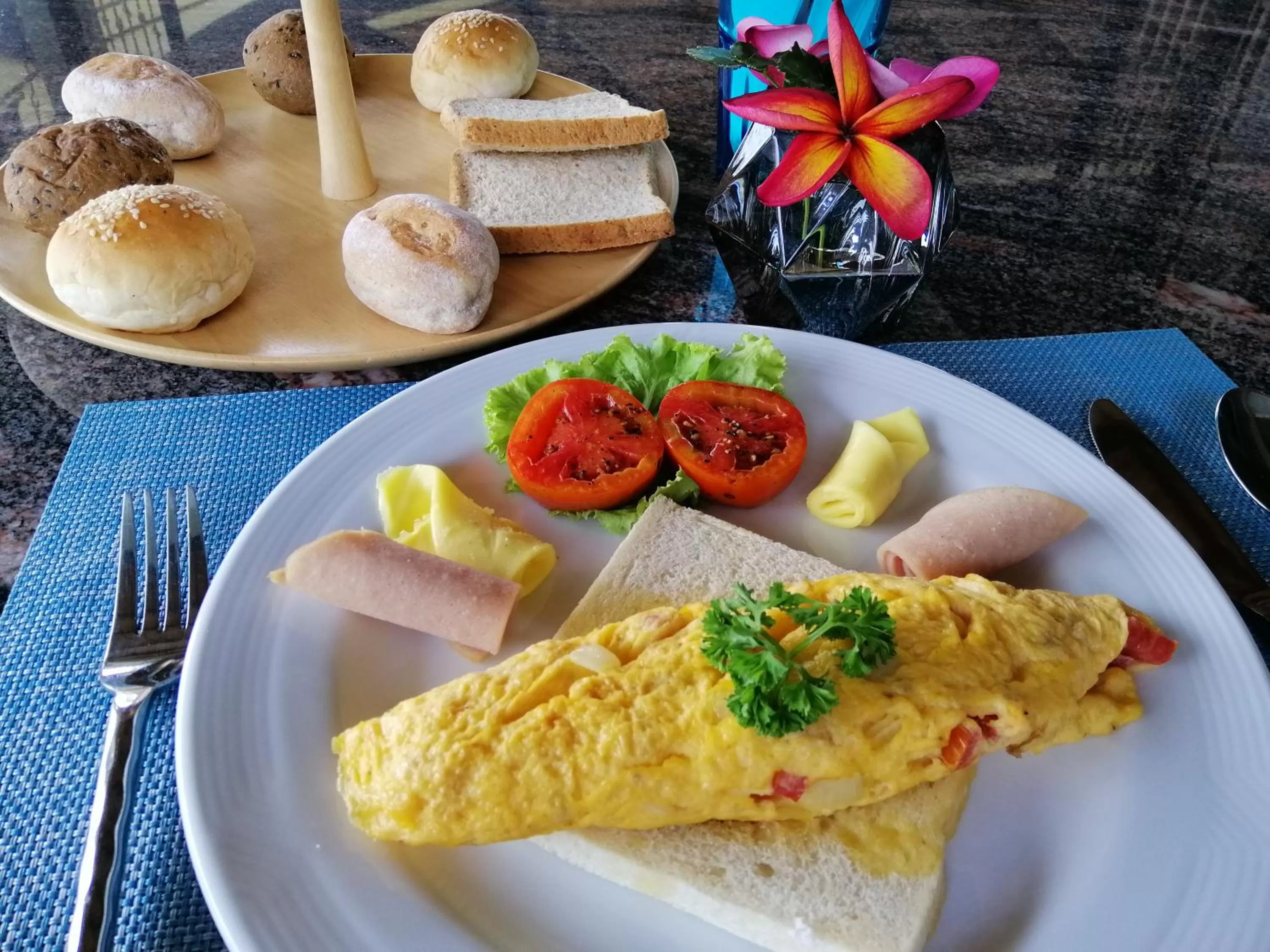 Breakfast in Khaolak Blue Sky Villa