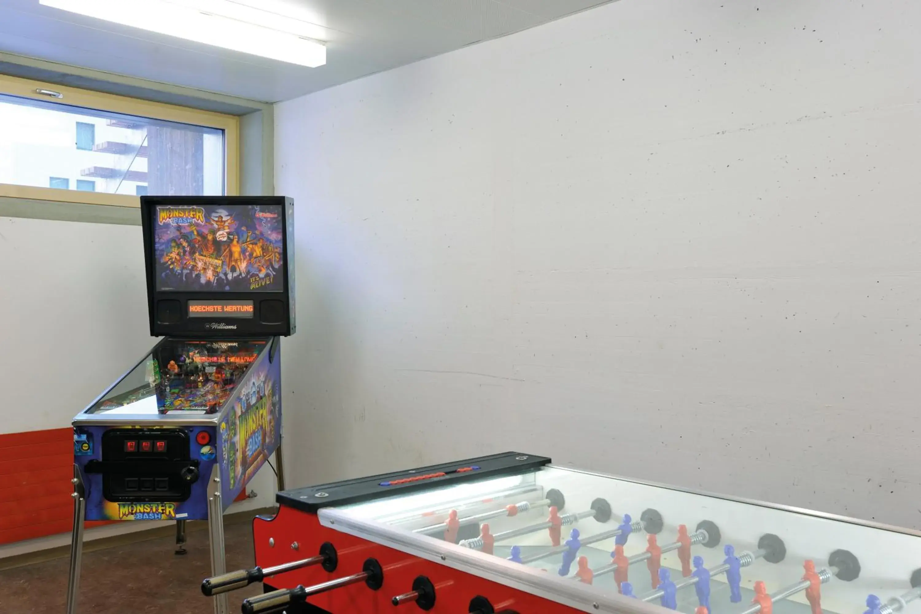 Game Room in St. Moritz Youth Hostel