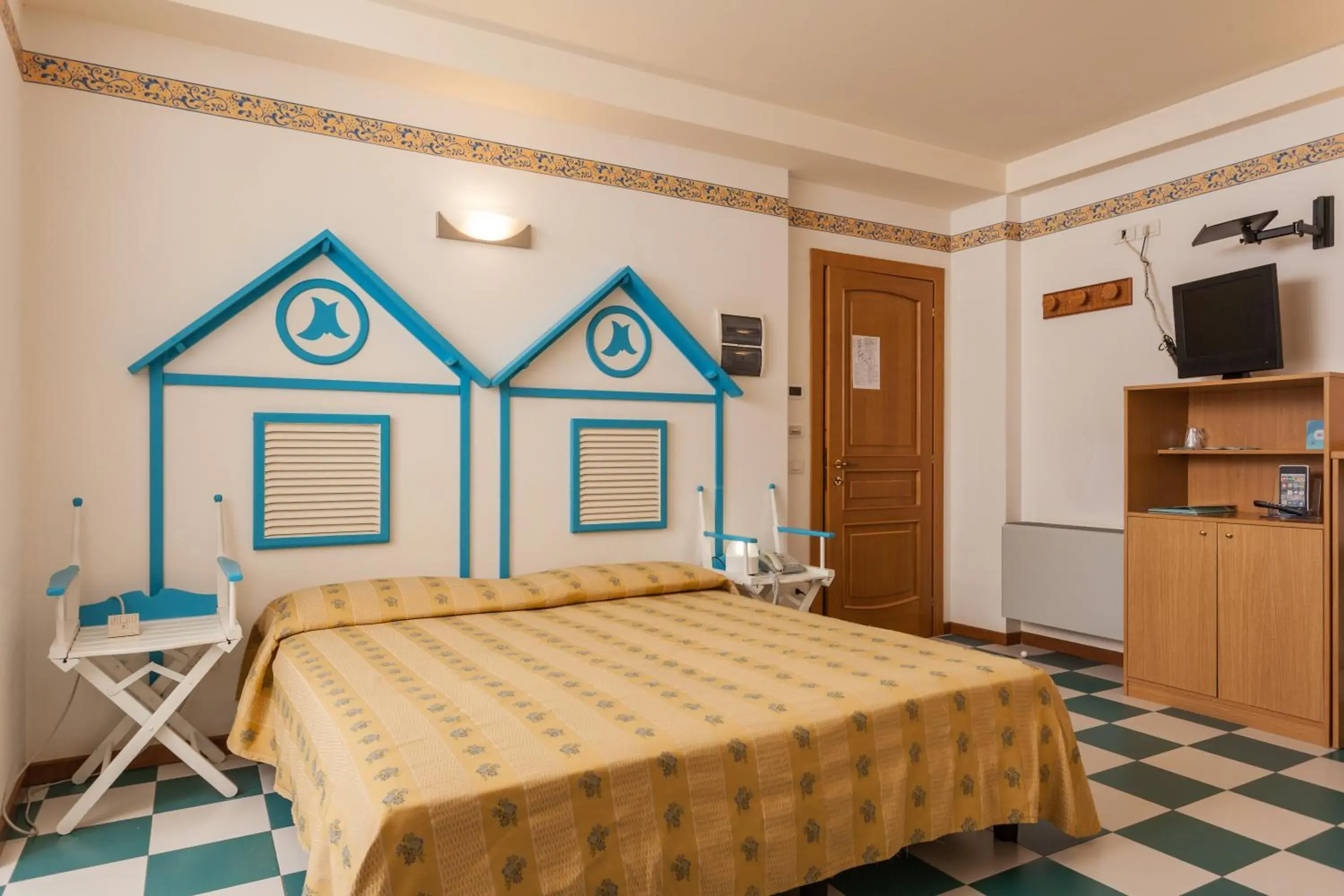 Bed in Hotel Resort Marinella