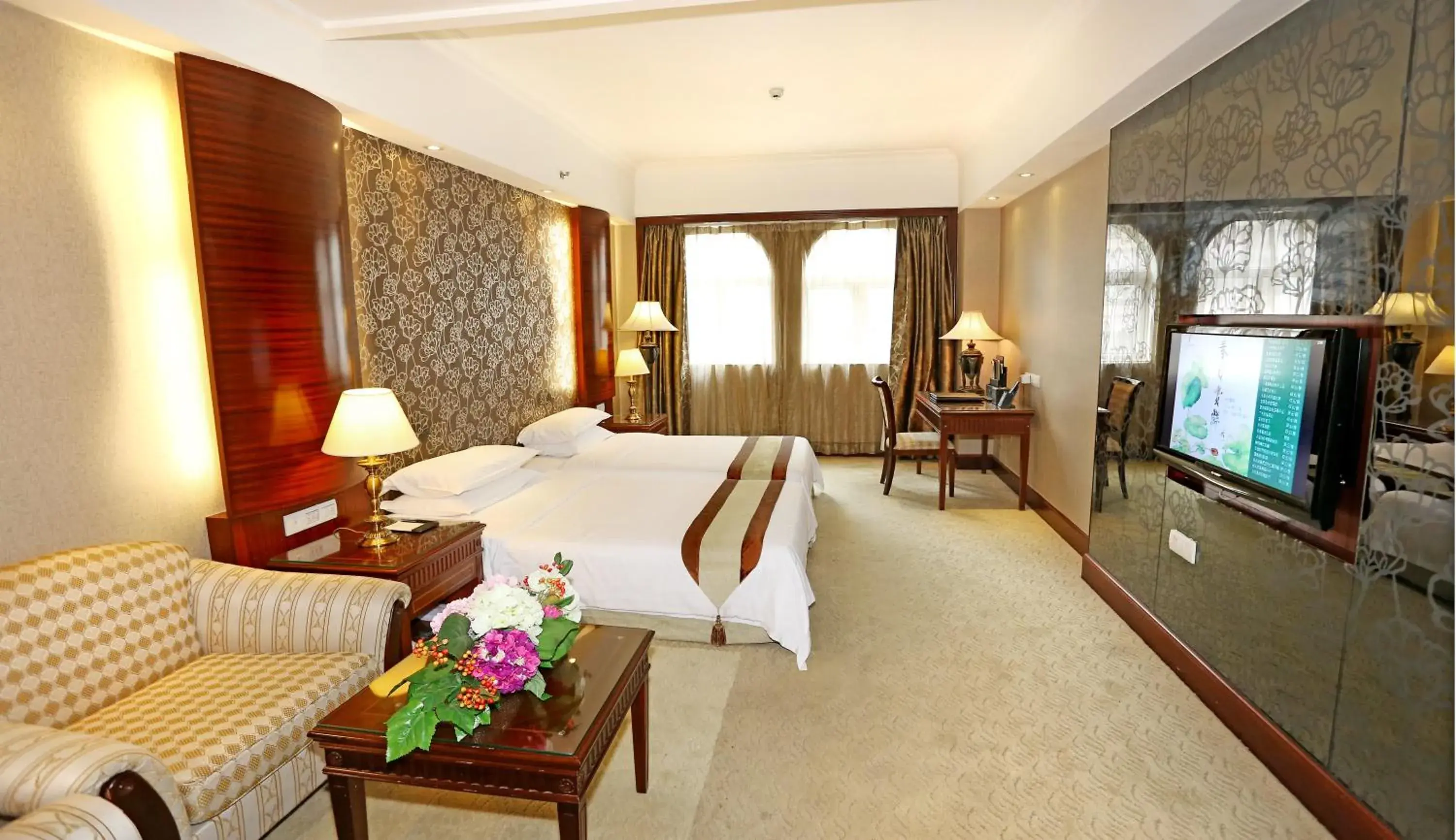 Bed in Grand Palace Hotel（Grand Hotel Management Group）