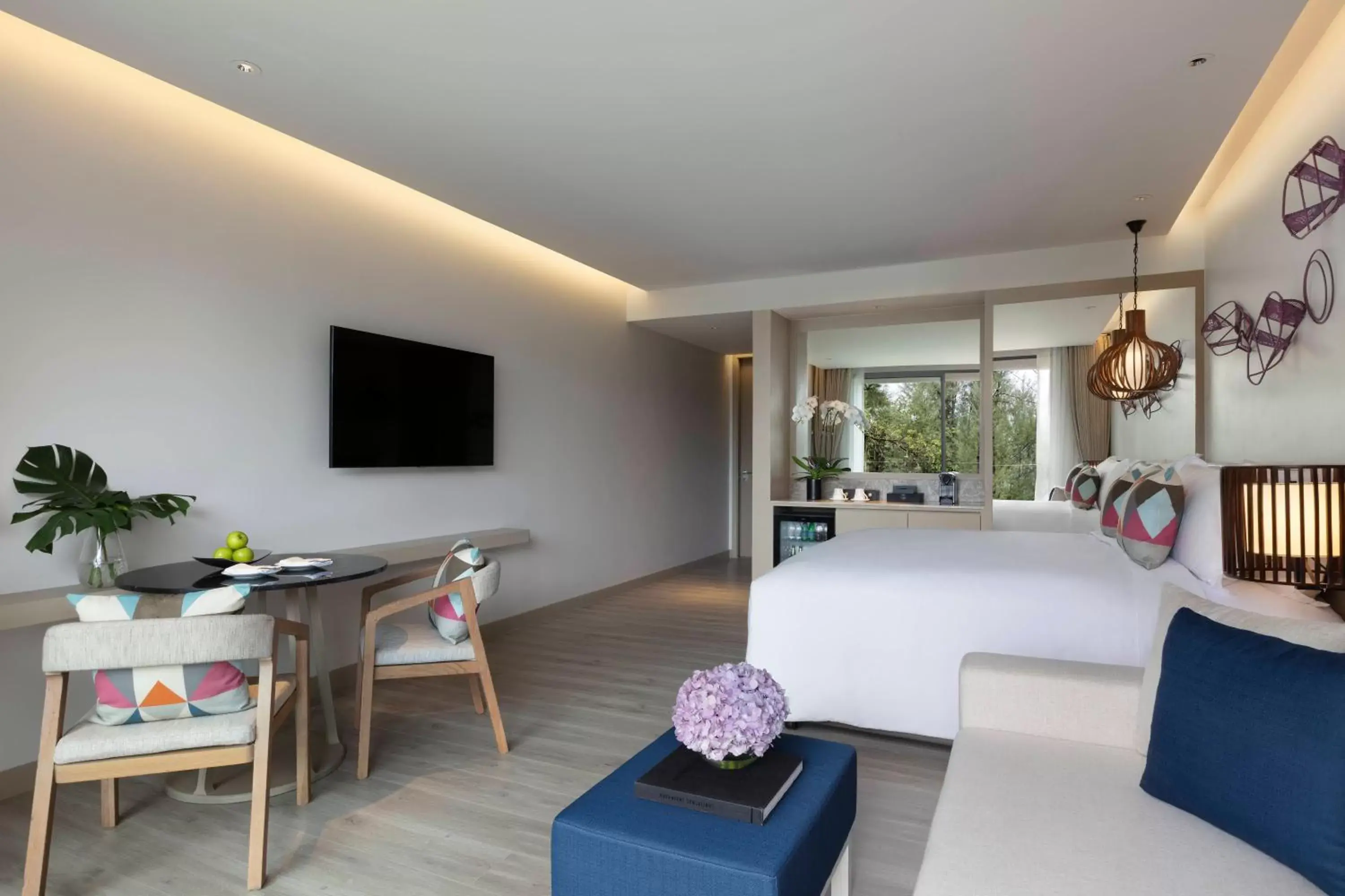 Bed, TV/Entertainment Center in Avani Plus Khao Lak Resort