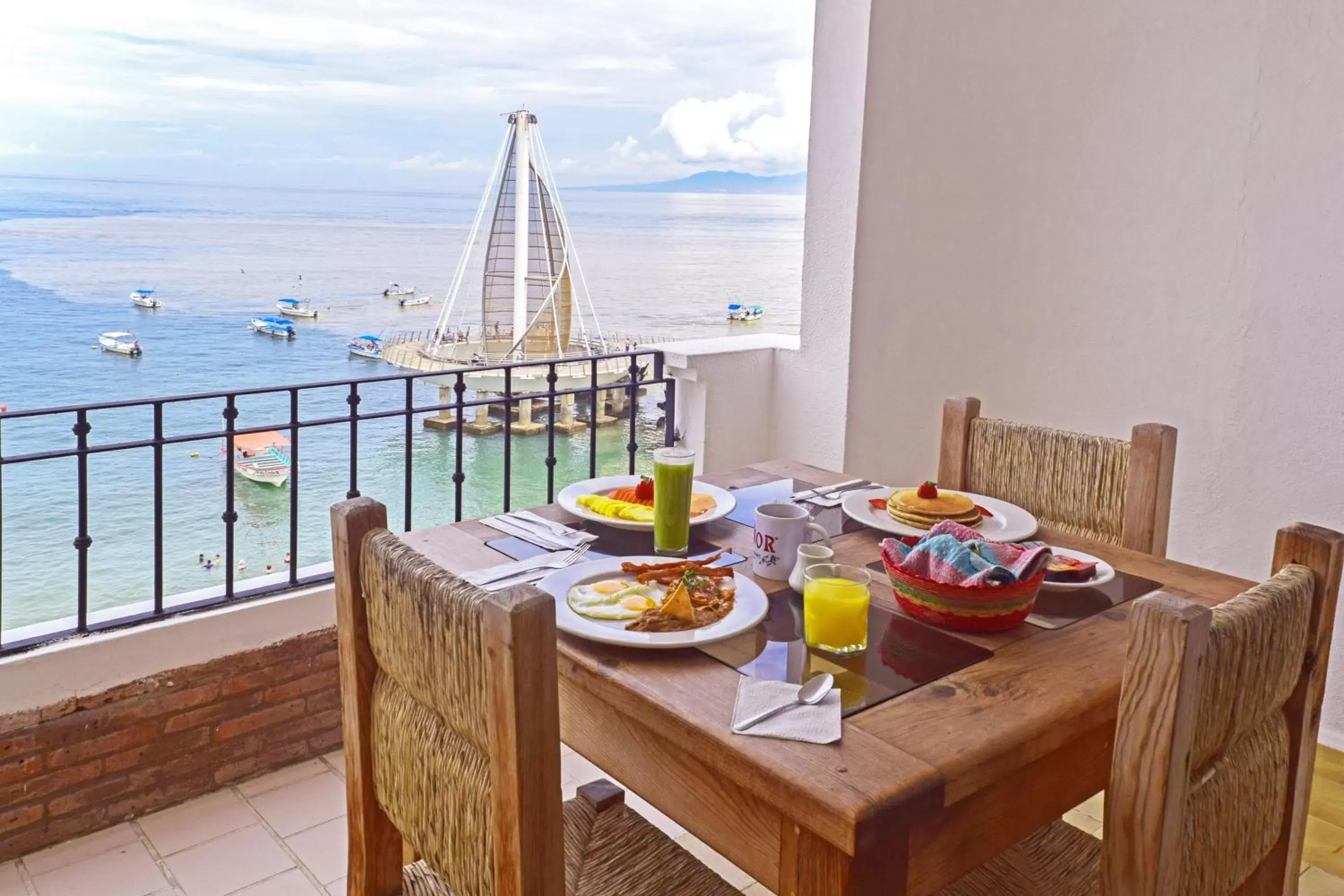 Balcony/Terrace in Emperador Vallarta Beachfront Hotel and Suites