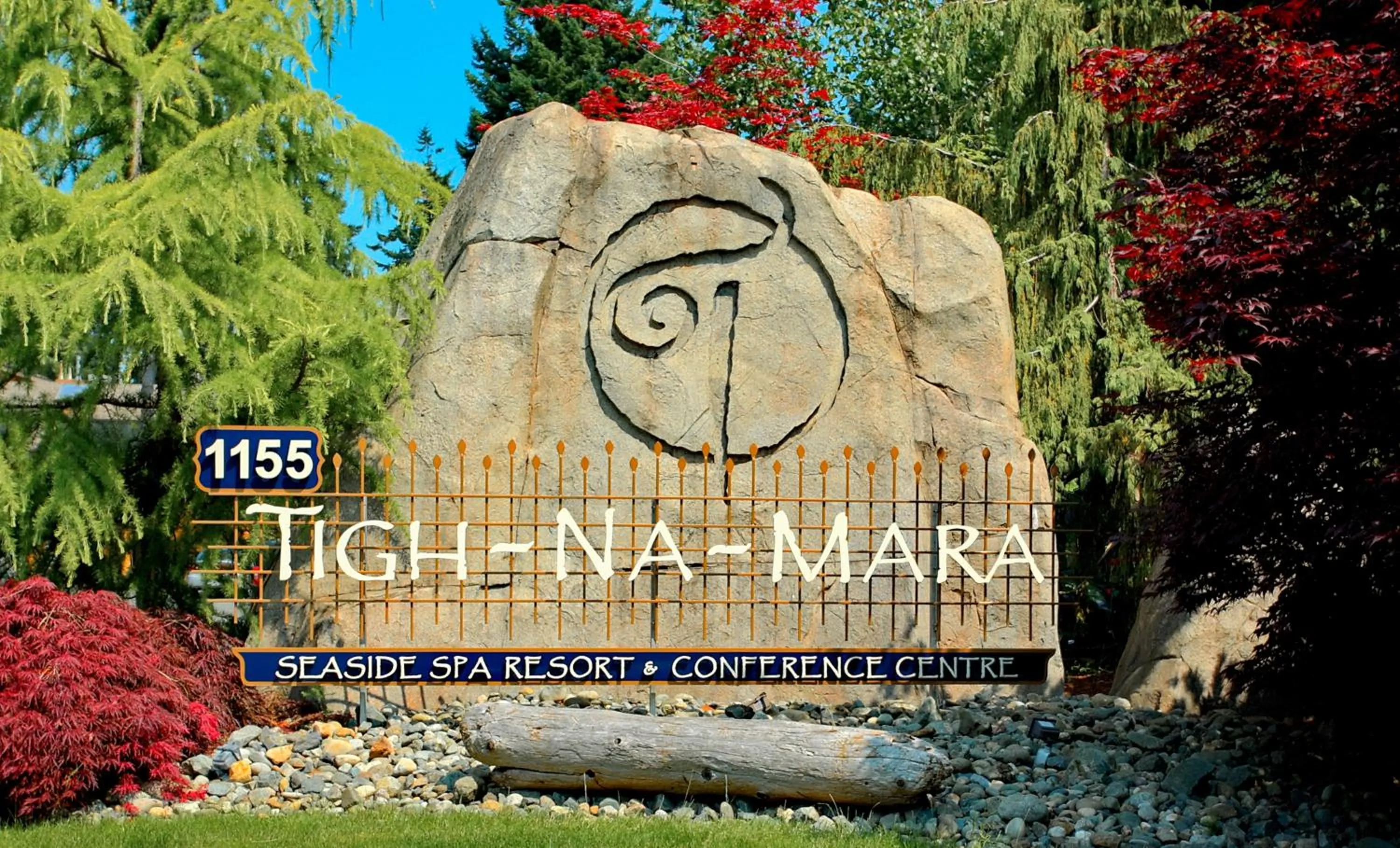Property logo or sign in Tigh-Na-Mara Seaside Spa Resort