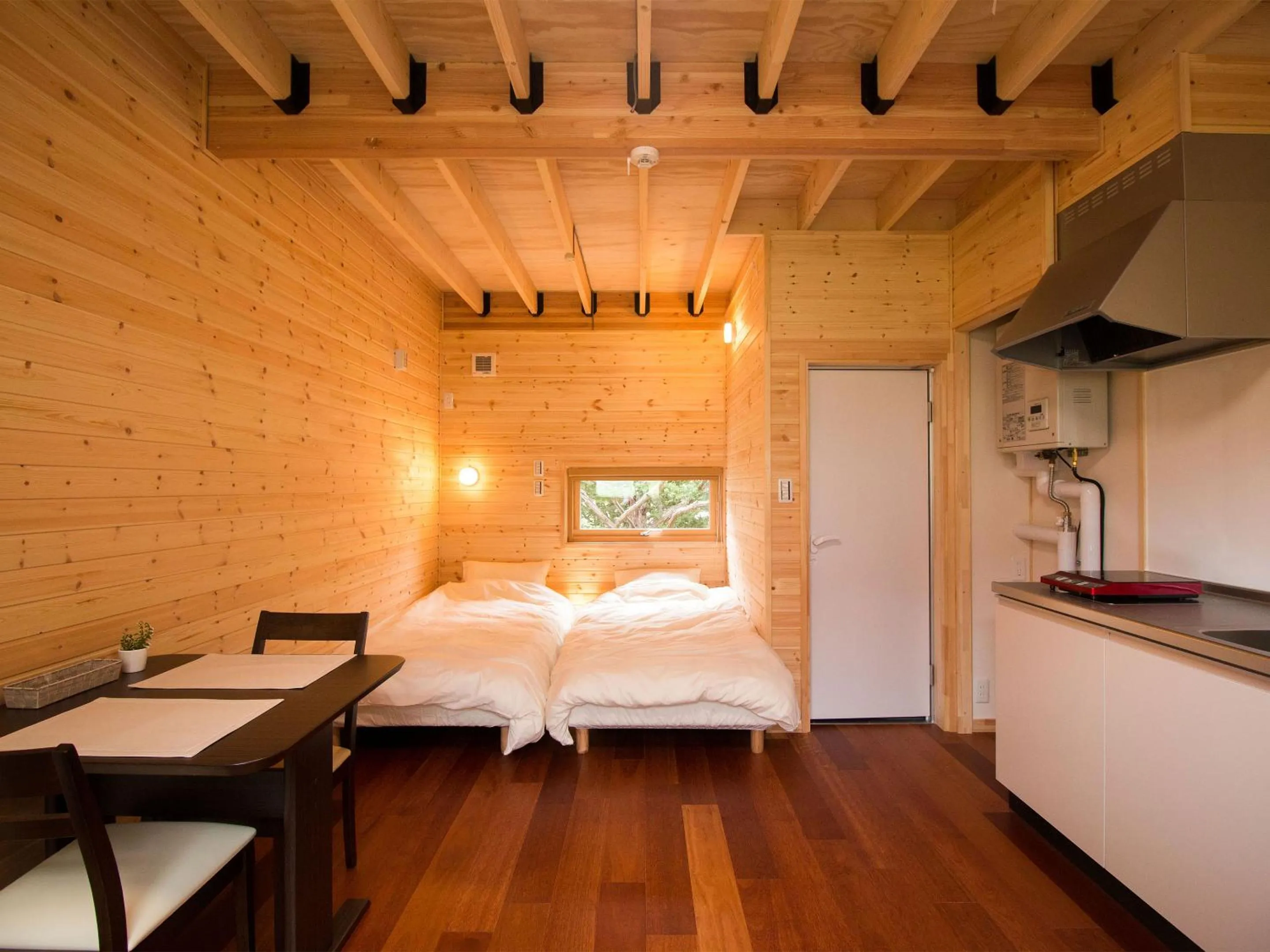 Bed in Brick House Furano