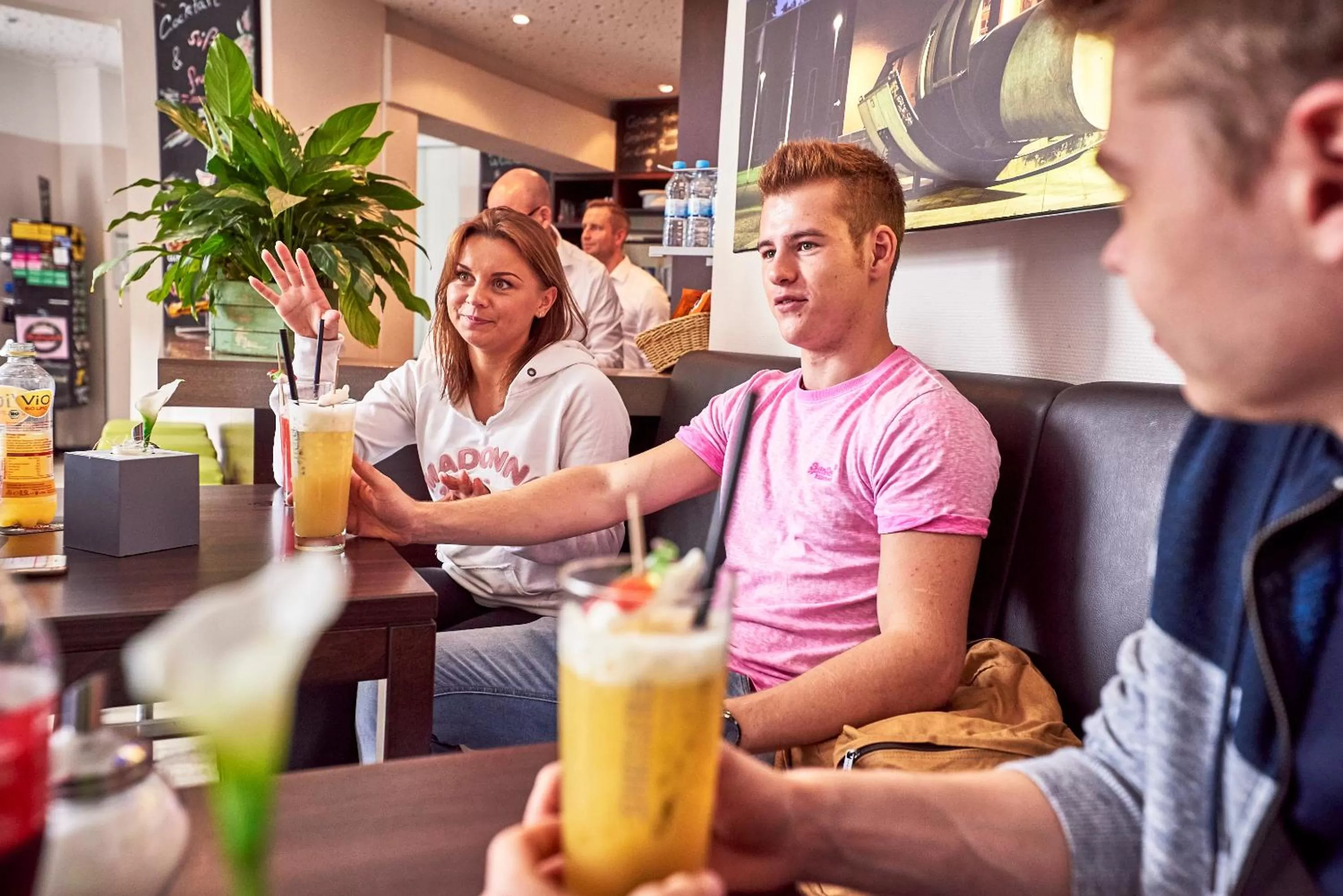 Lobby or reception in DJH-Gästehaus Bermuda3Eck