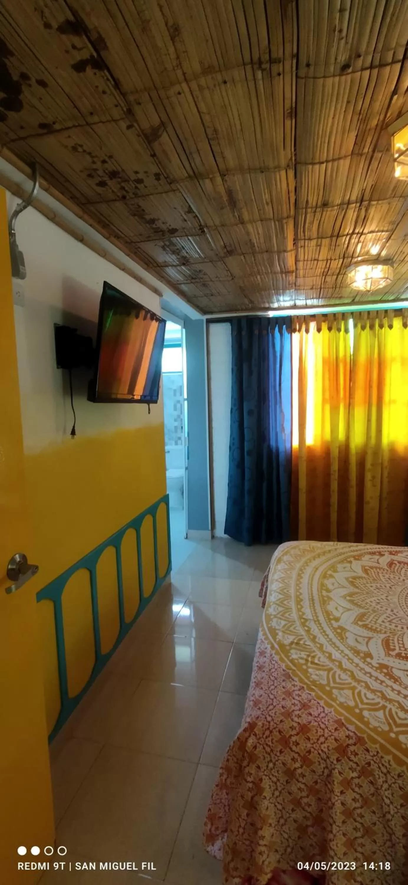 TV and multimedia, Bed in Finca San Miguel Filandia