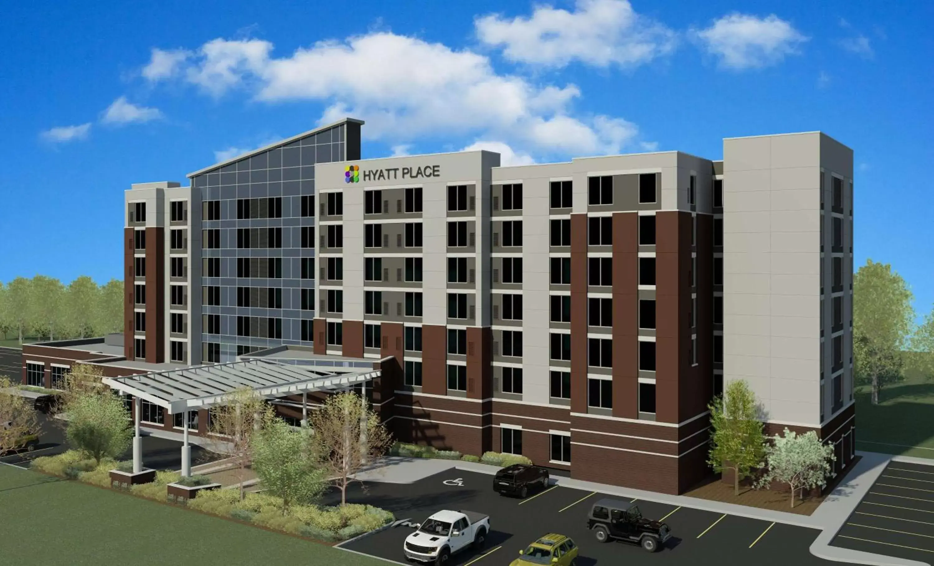 Property building in Hyatt Place Edmonton West Property building in Hyatt Place Edmonton West