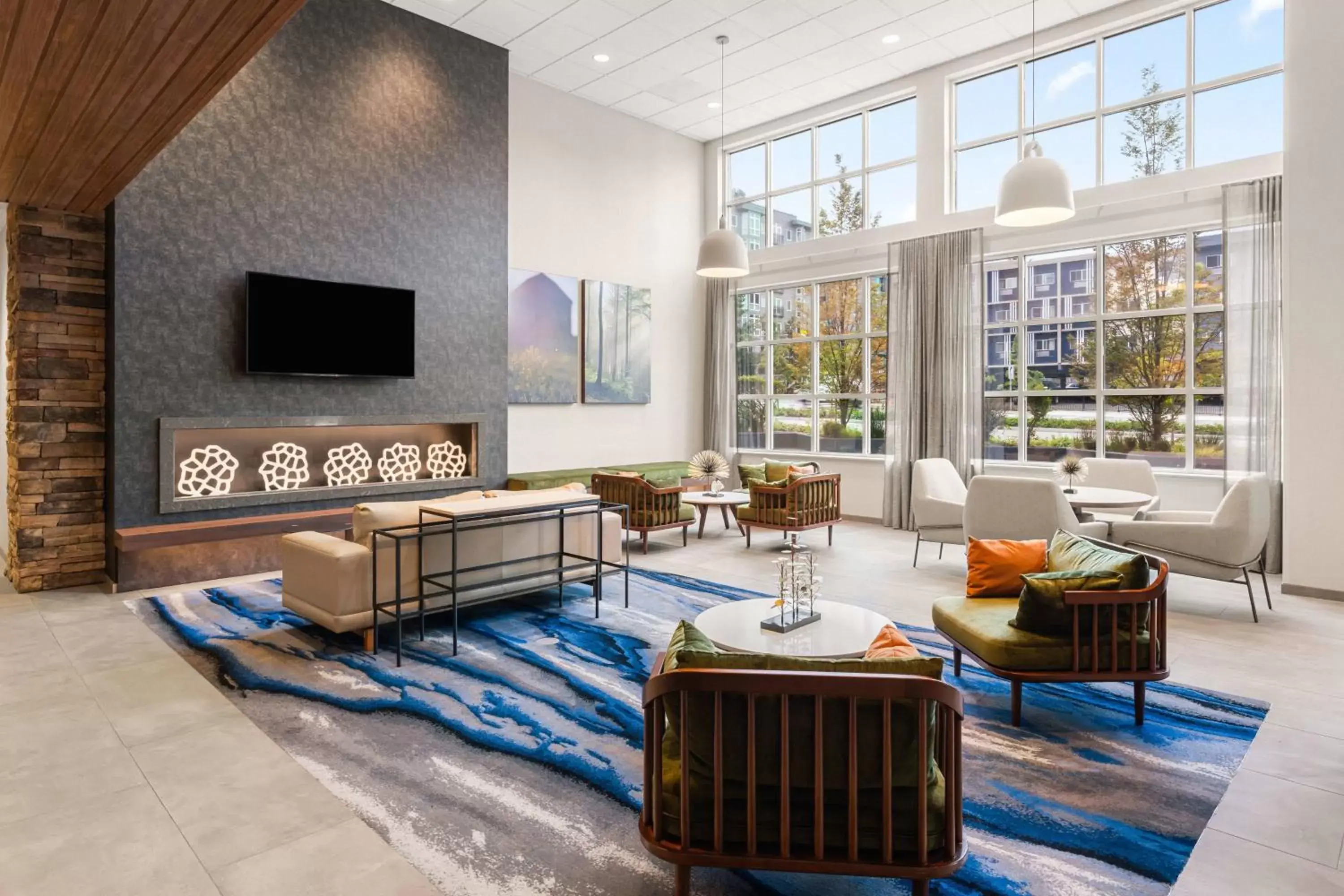 Lobby or reception, Seating Area in Fairfield Inn & Suites by Marriott Seattle Downtown/Seattle Center