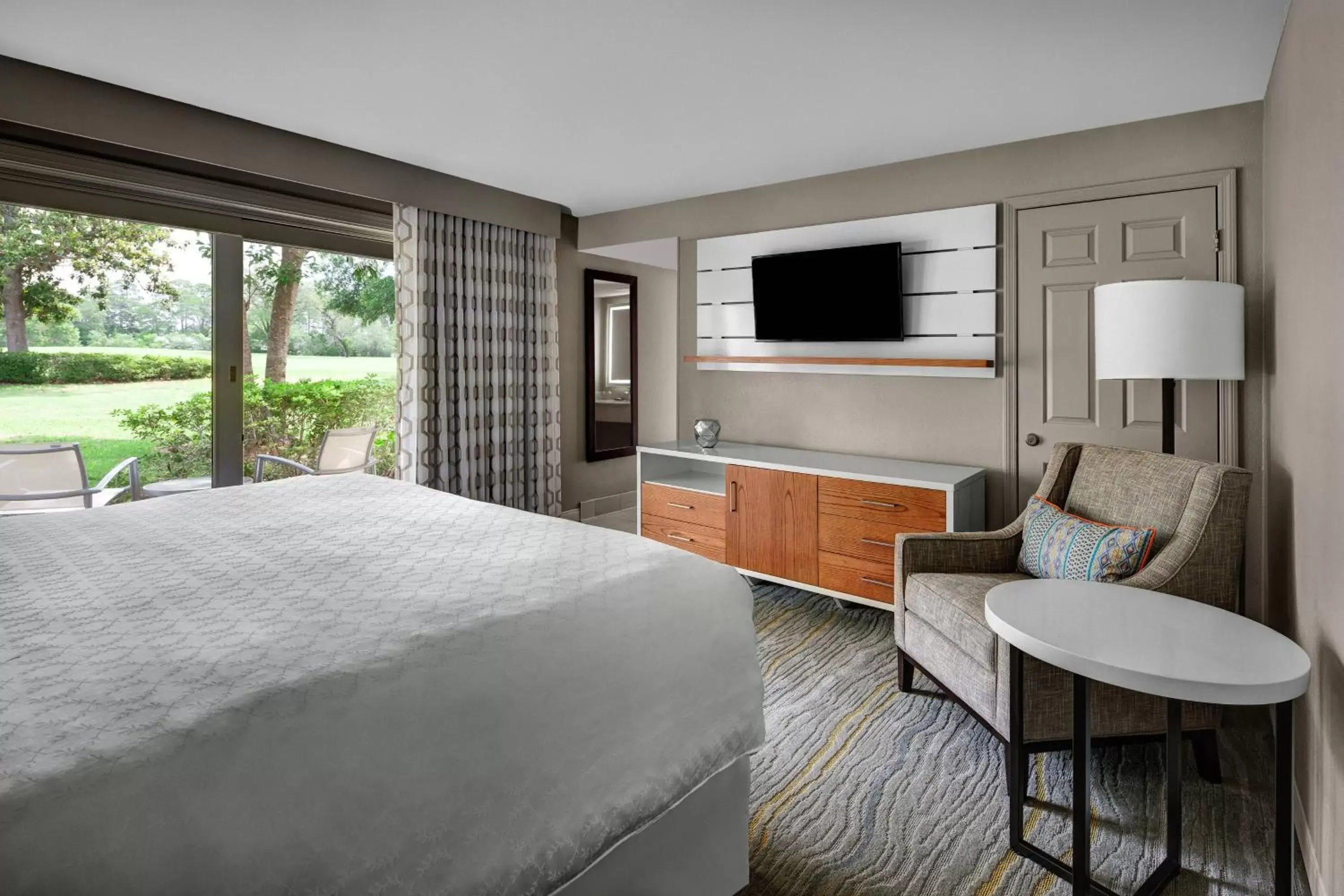 Bed in Bluegreen's Bayside Resort and Spa at Panama City Beach