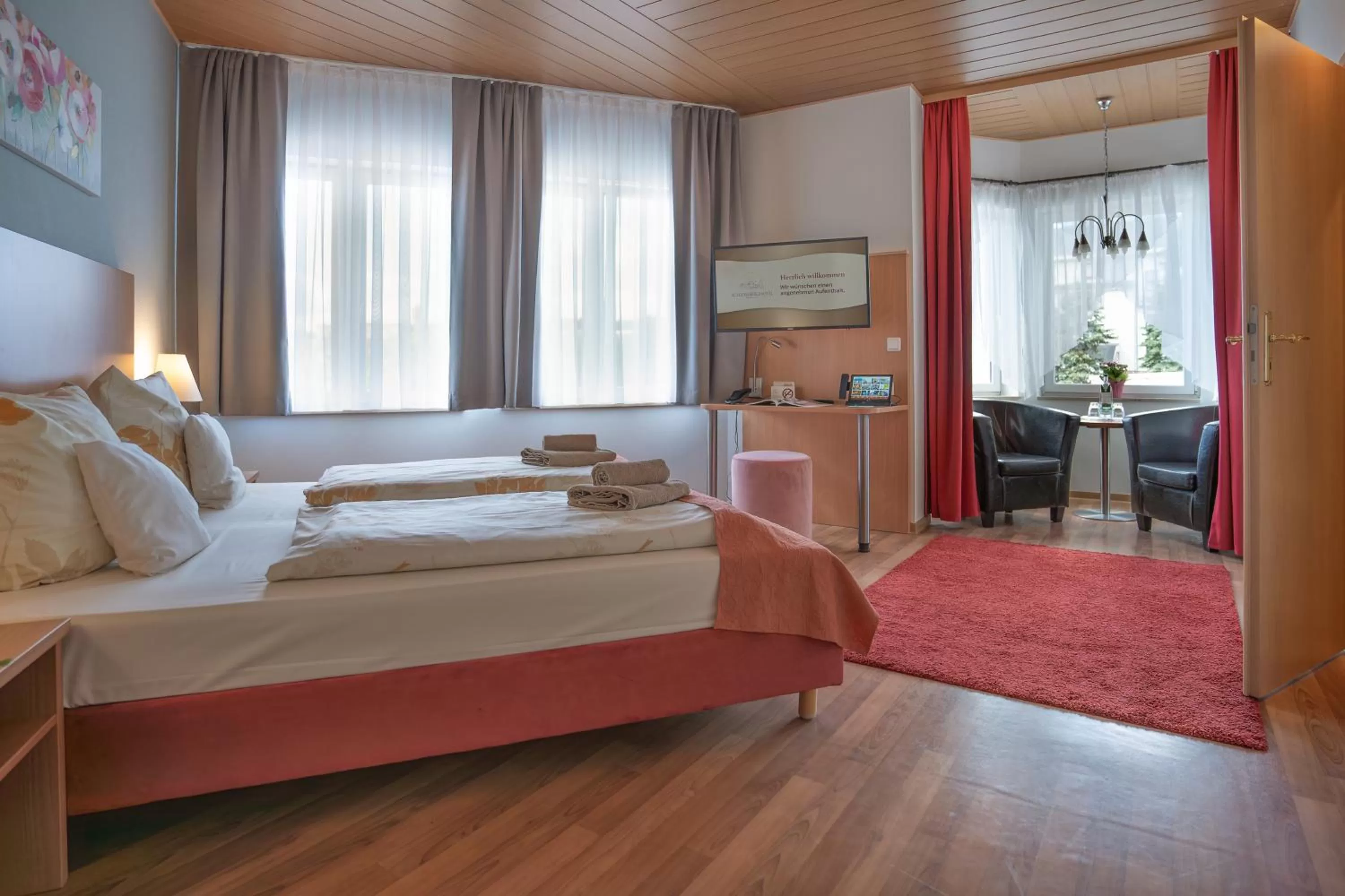 TV and multimedia, Bed in Schlossberghotel Oberhof