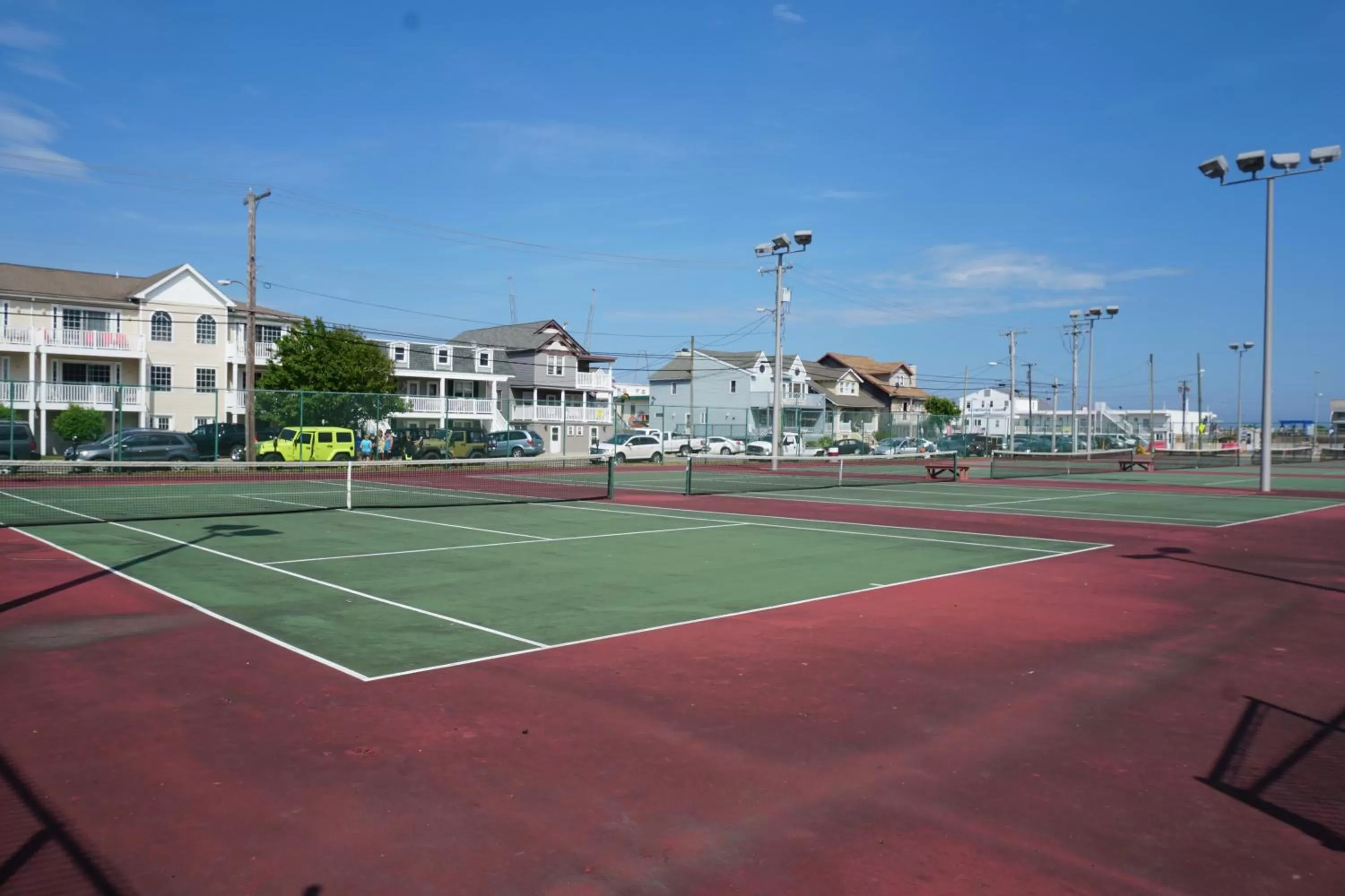 Tennis court in Sunset Beach Hotel