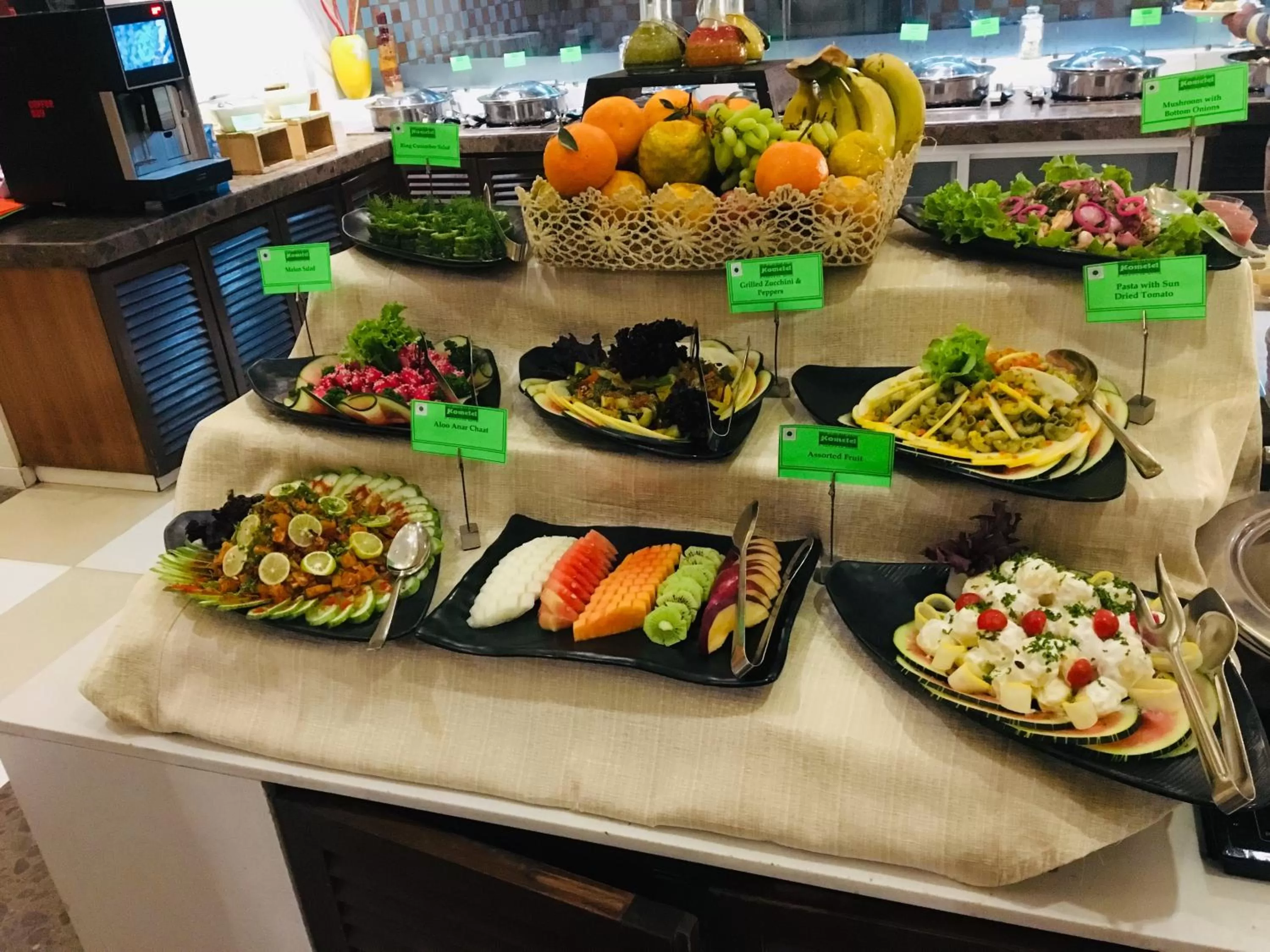 Breakfast in Hometel Chandigarh