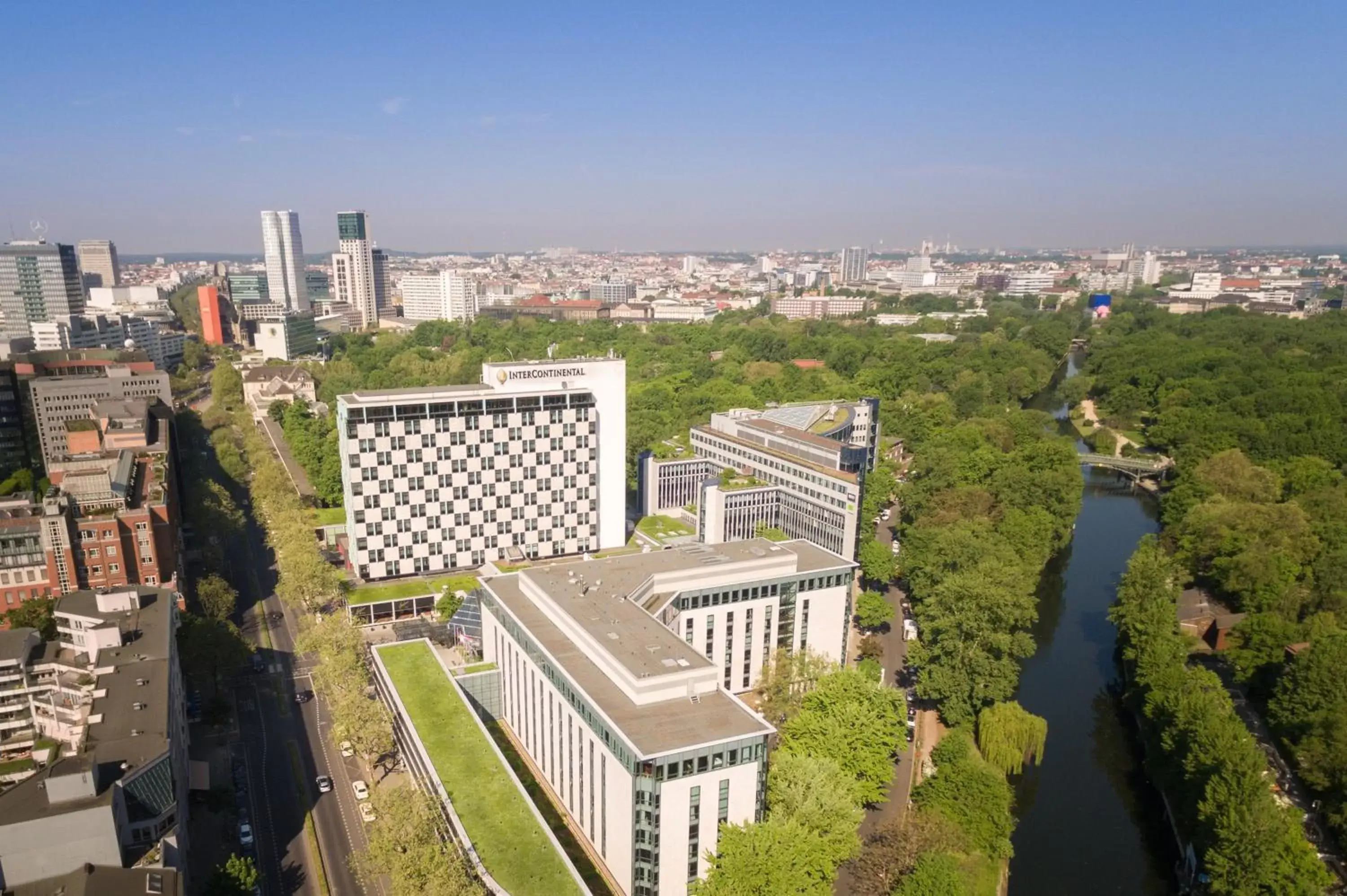 Property building, Bird's-eye View in InterContinental Berlin, an IHG Hotel