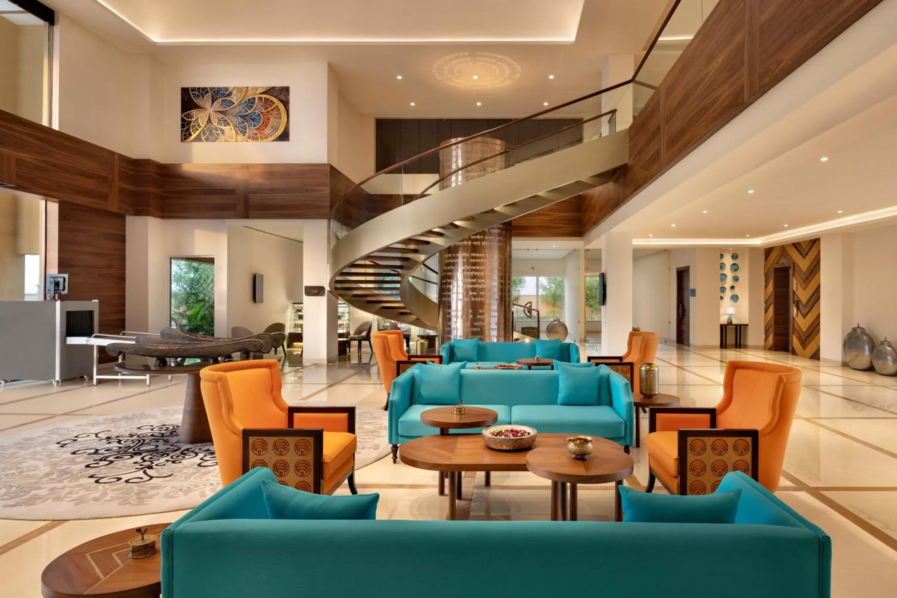 Lobby or reception in Hawthorn Suites by Wyndham Dwarka Lobby or reception in Hawthorn Suites by Wyndham Dwarka