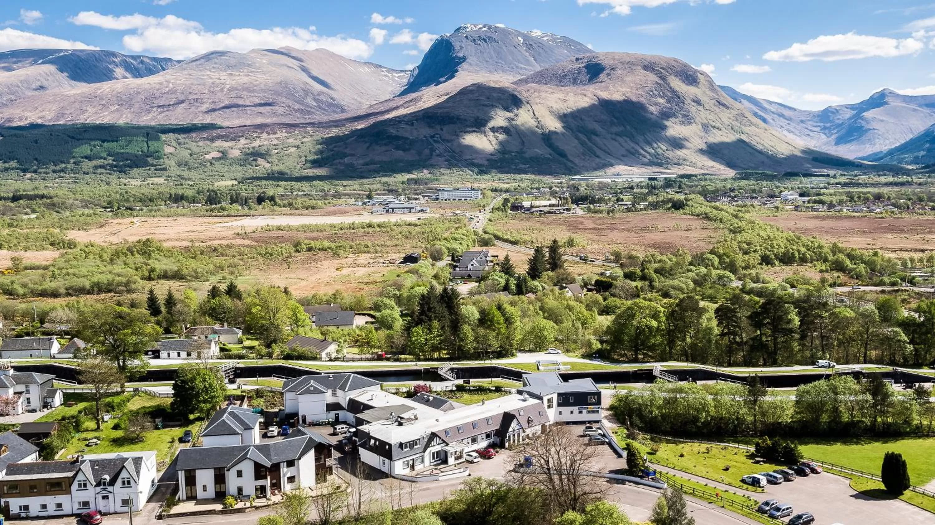 Bird's eye view in Moorings Hotel