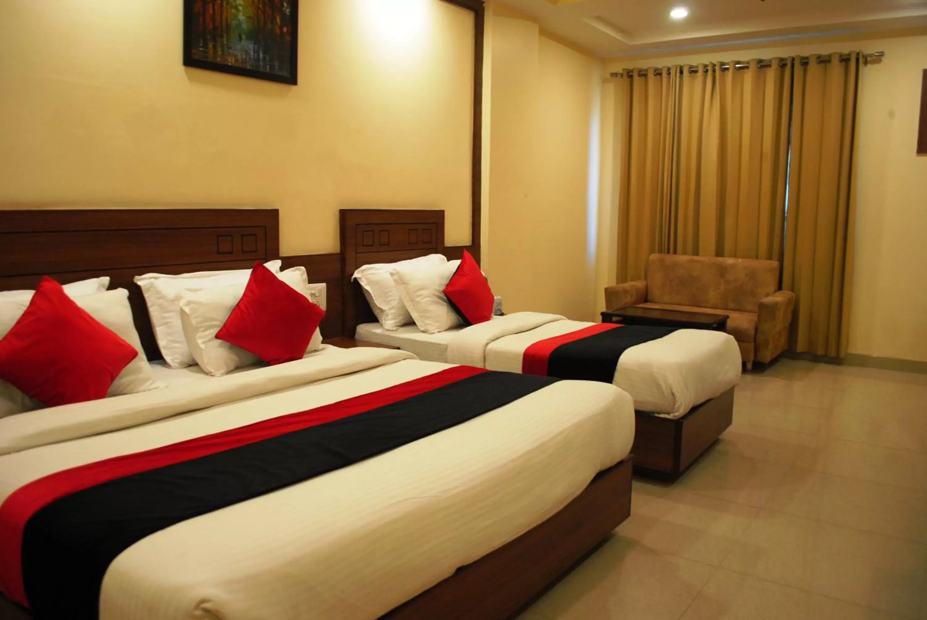 Bedroom, Bed in Hotel The Vaishno Devi Hills Bedroom, Bed in Hotel The Vaishno Devi Hills