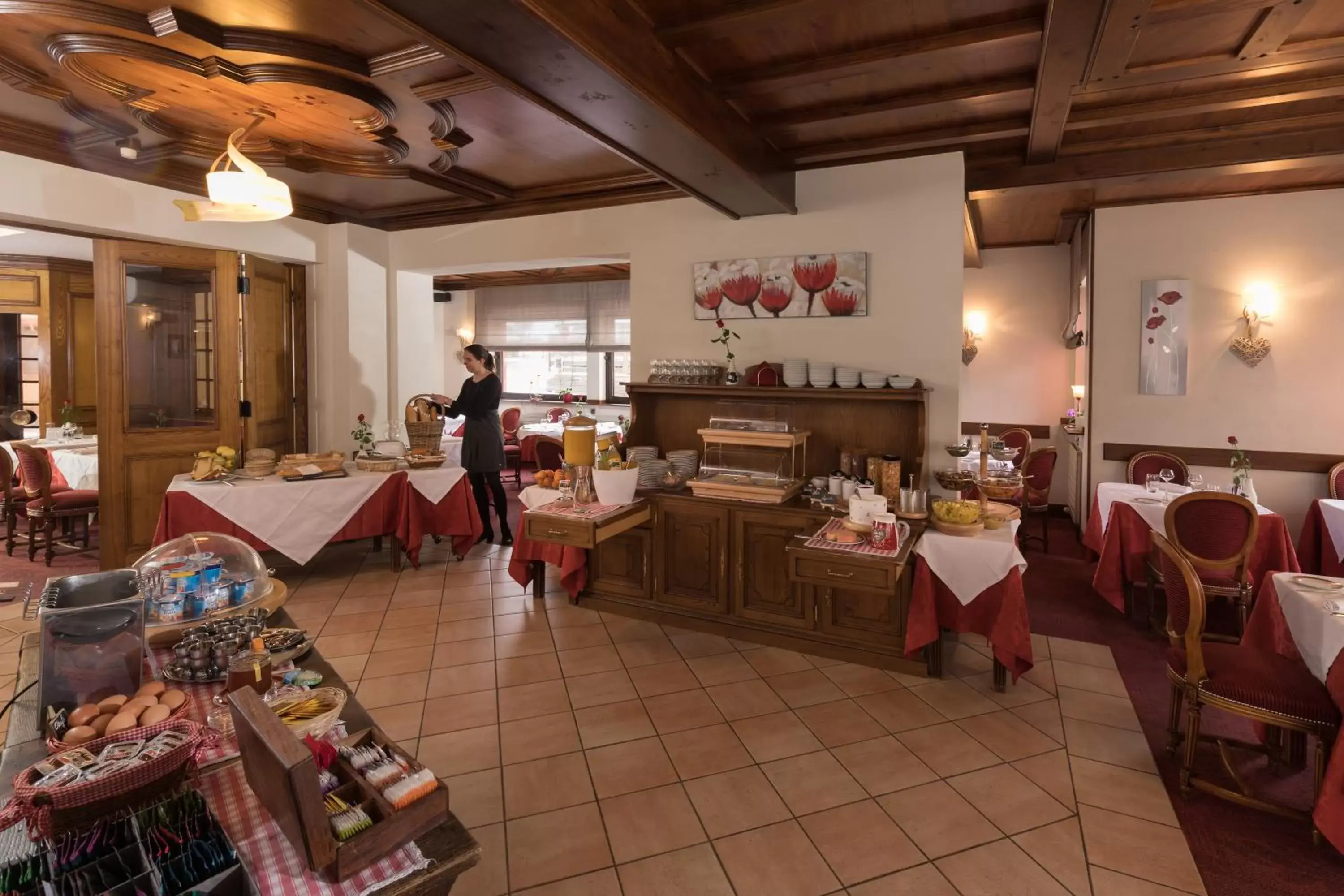 Continental breakfast, Restaurant/Places to Eat in Logis Hostellerie Motel Au Bois Le Sire