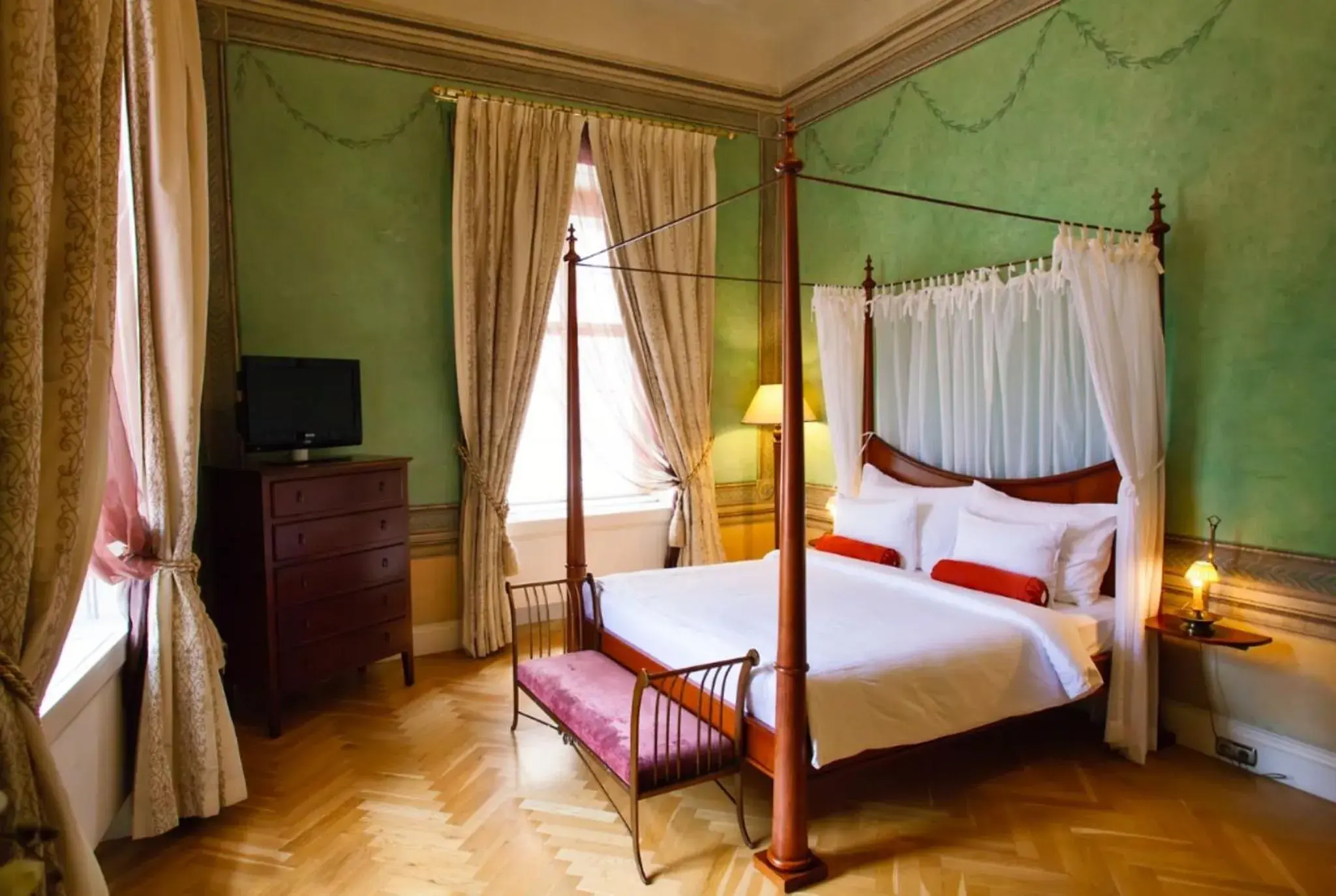 Bed in The Mozart Prague