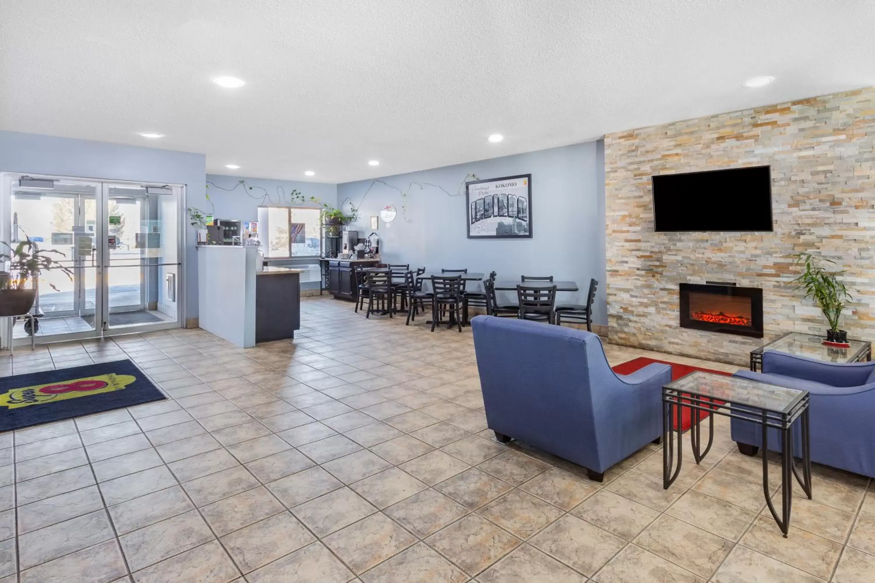 Lobby or reception in Super 8 by Wyndham Kokomo Lobby or reception in Super 8 by Wyndham Kokomo