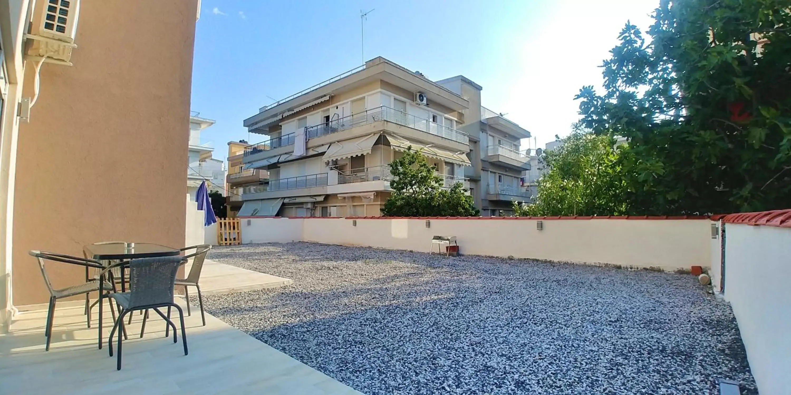 Seating area, Property Building in Sea Star Apartments Kallikratia