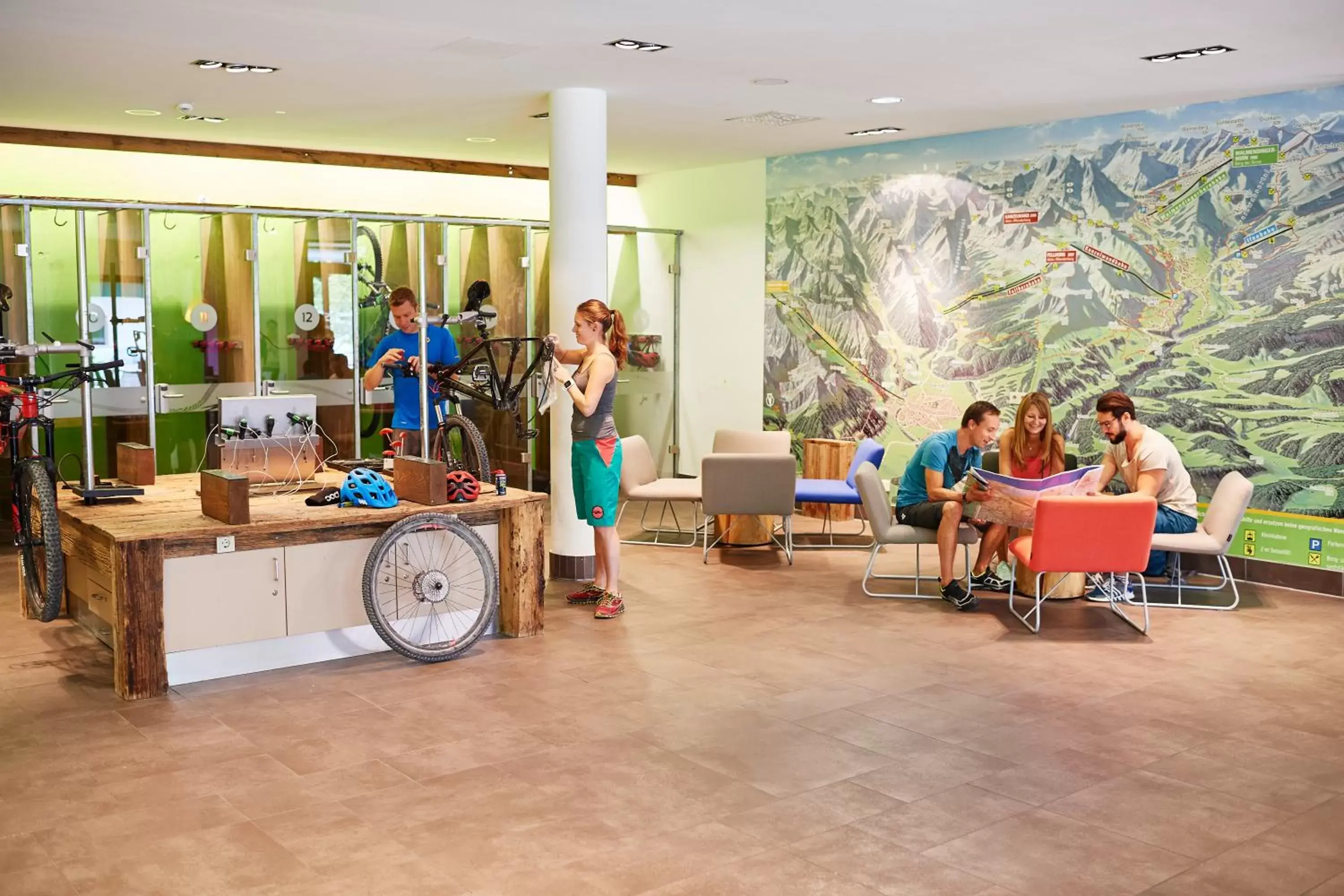 Lobby or reception in Explorer Hotel Neuschwanstein