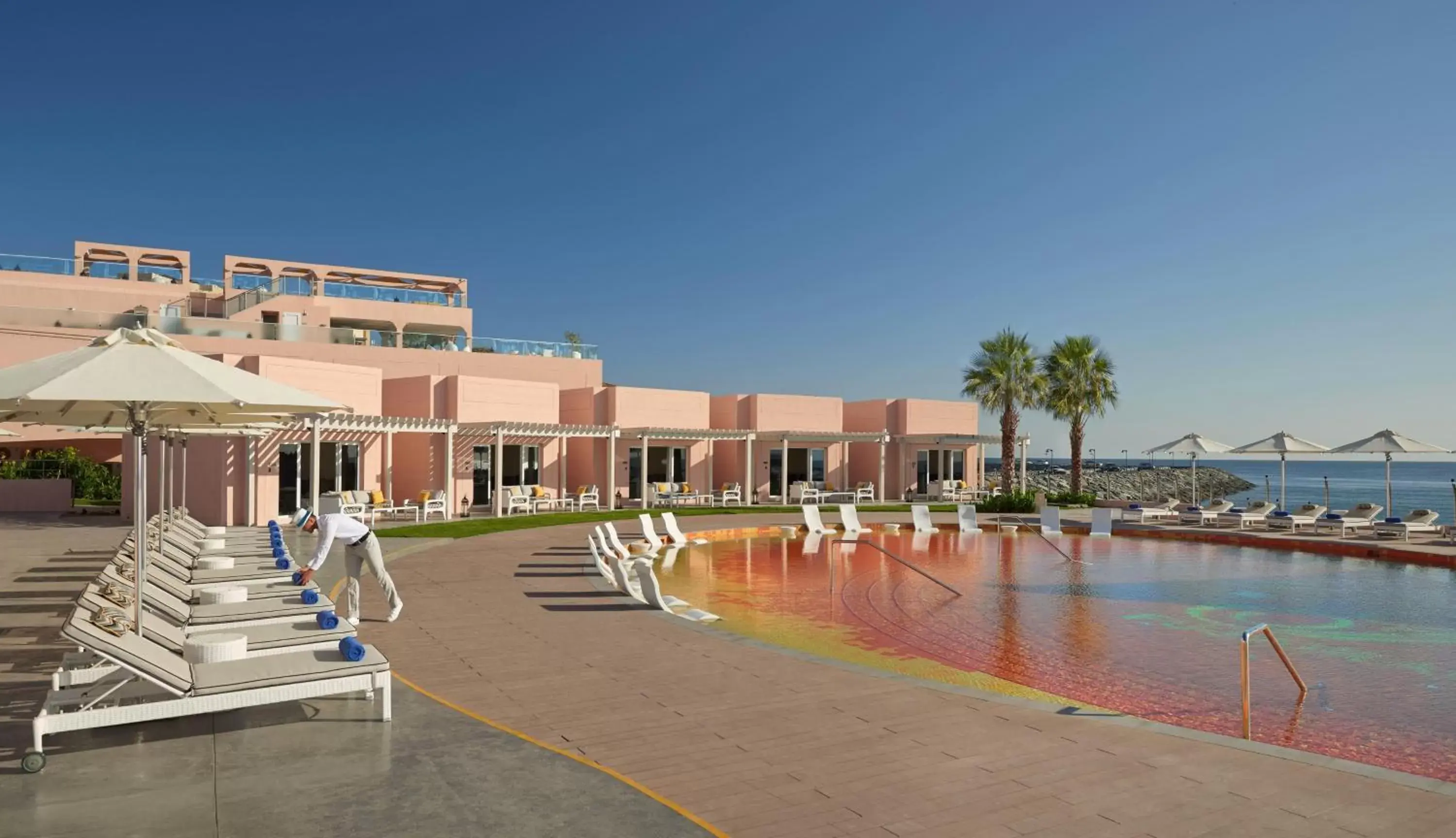 Staff, Swimming Pool in Fairmont Fujairah Beach Resort