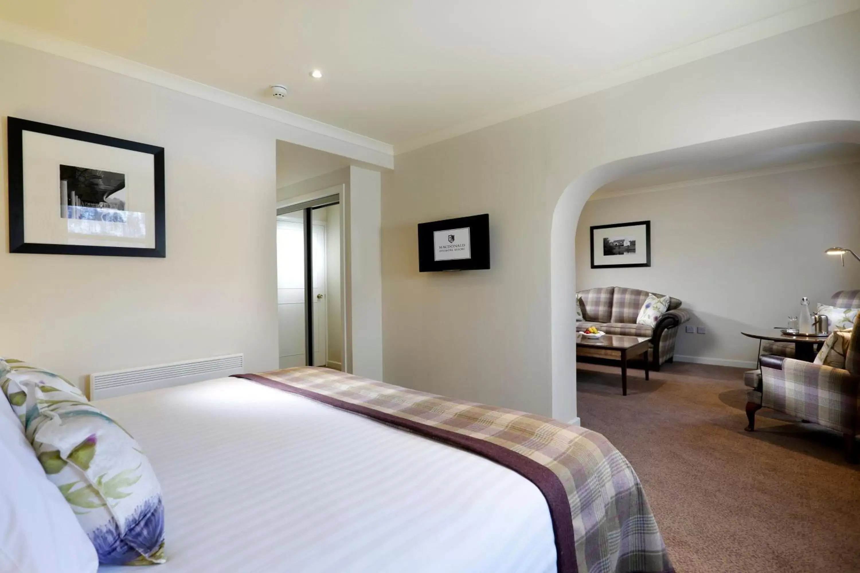 Bedroom in Macdonald Morlich Hotel at Macdonald Aviemore Resort