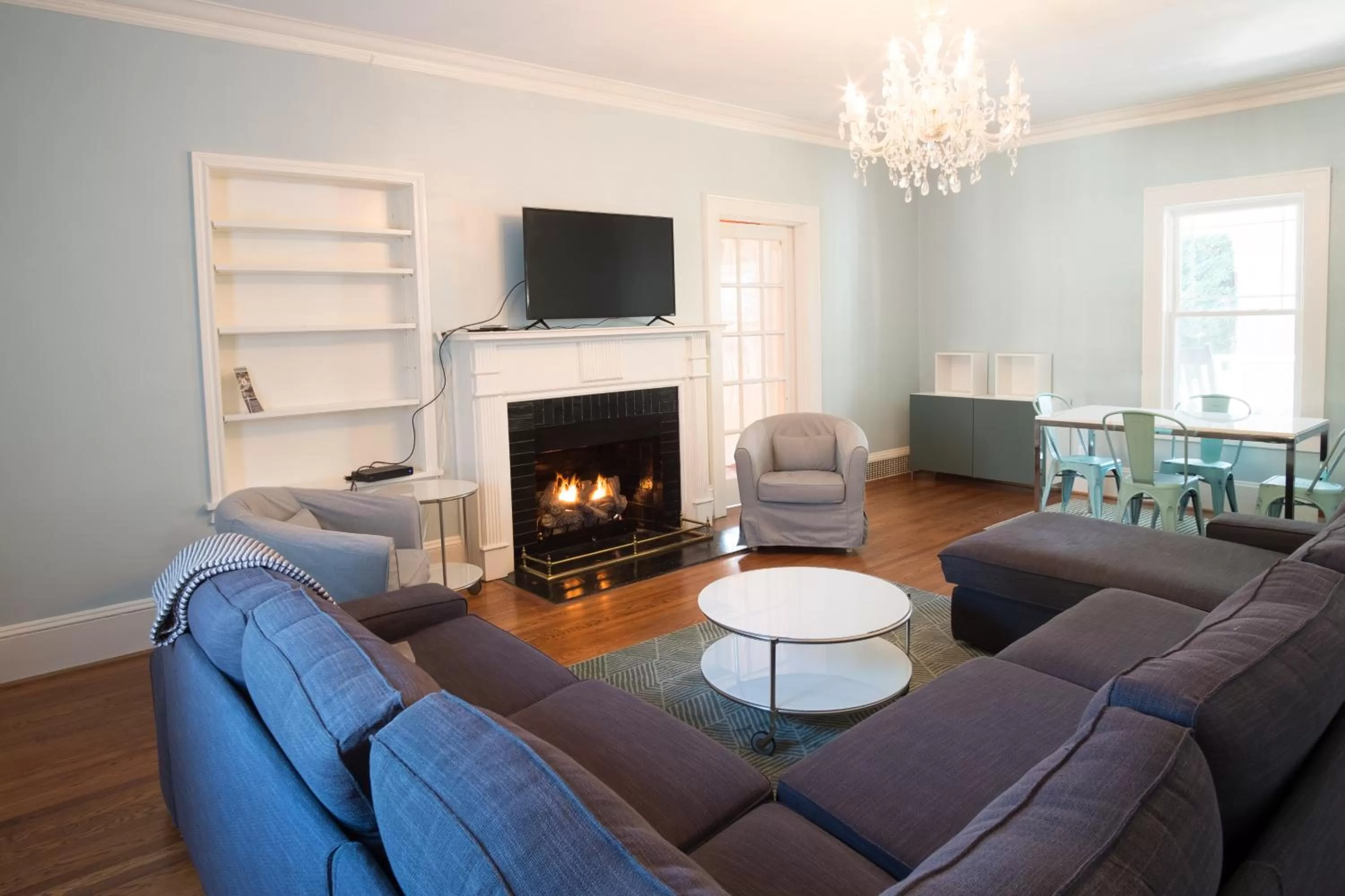 Living room in Swamp Rabbit Inn Travelers Rest