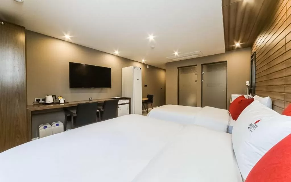 Bed in Maron Hotel Nampo