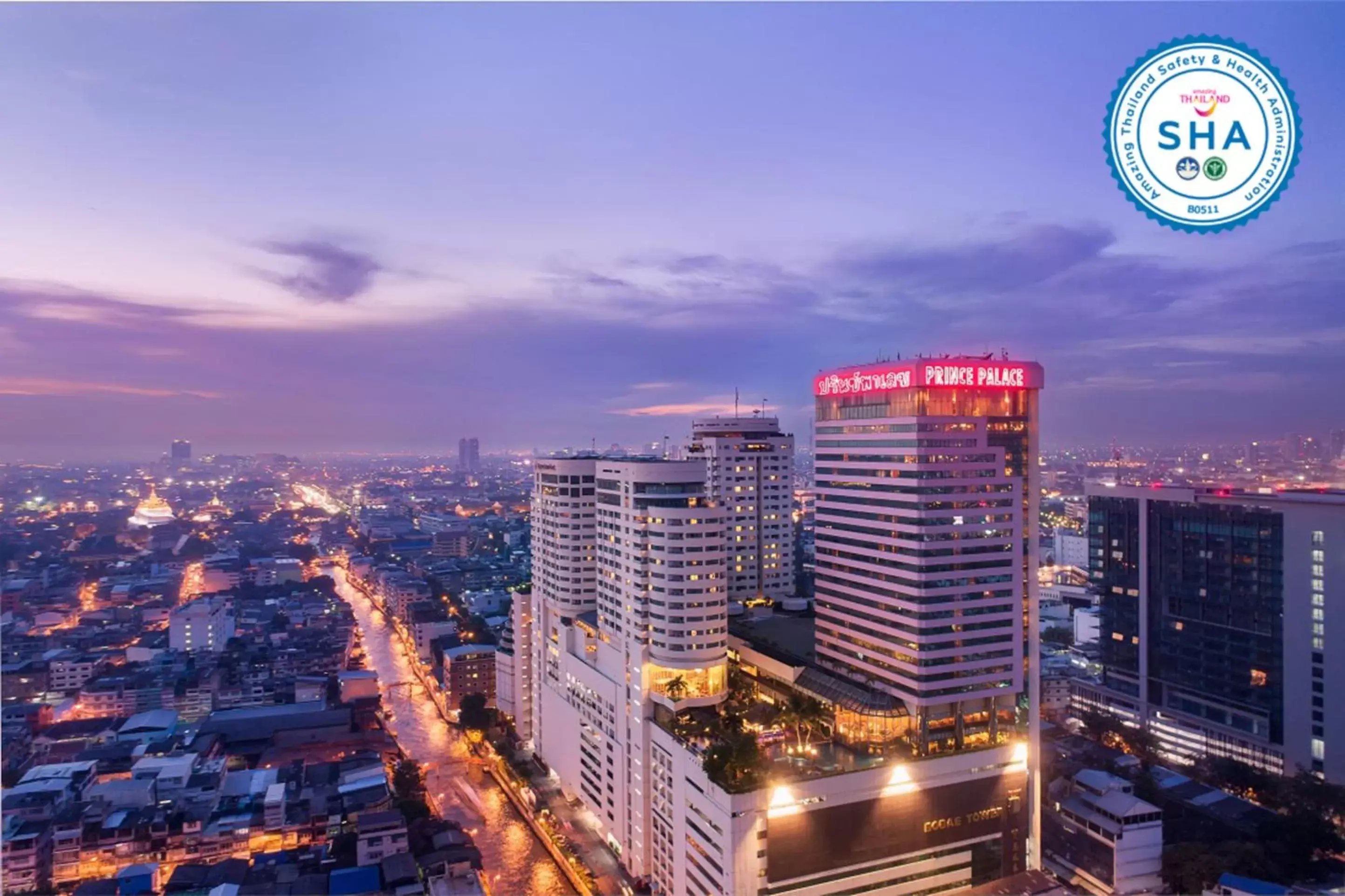 Bird's eye view in Prince Palace Hotel Bangkok - SHA Extra Plus
