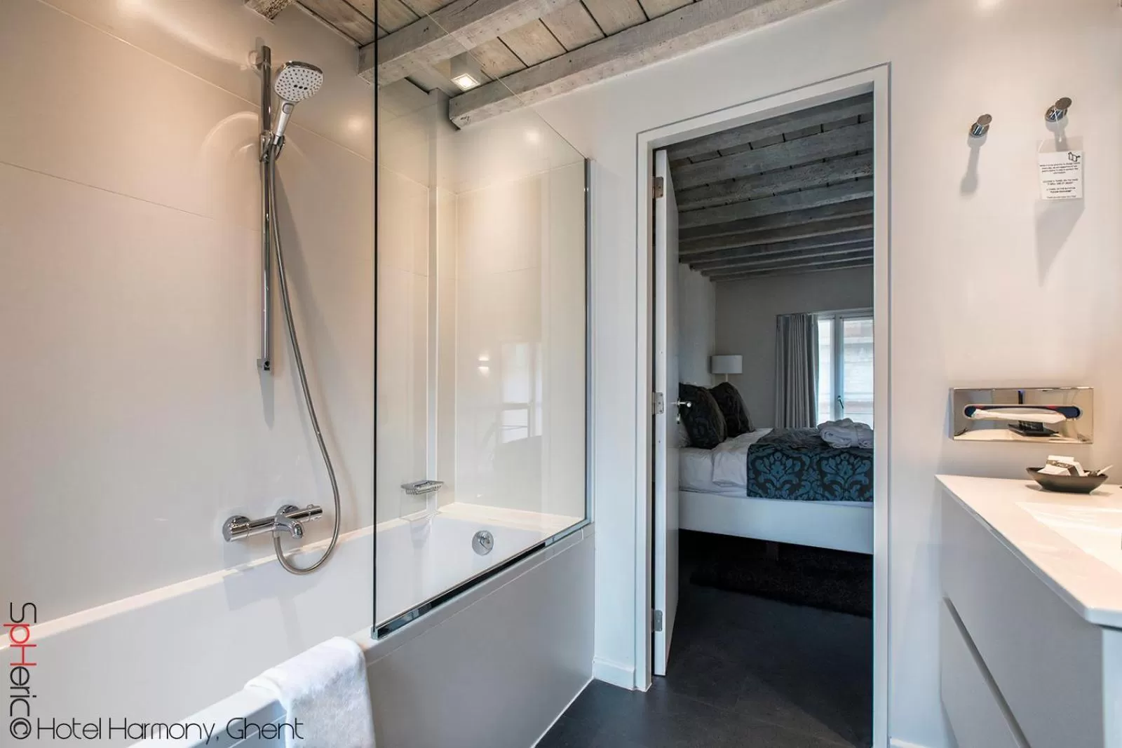 Shower in Hotel Harmony