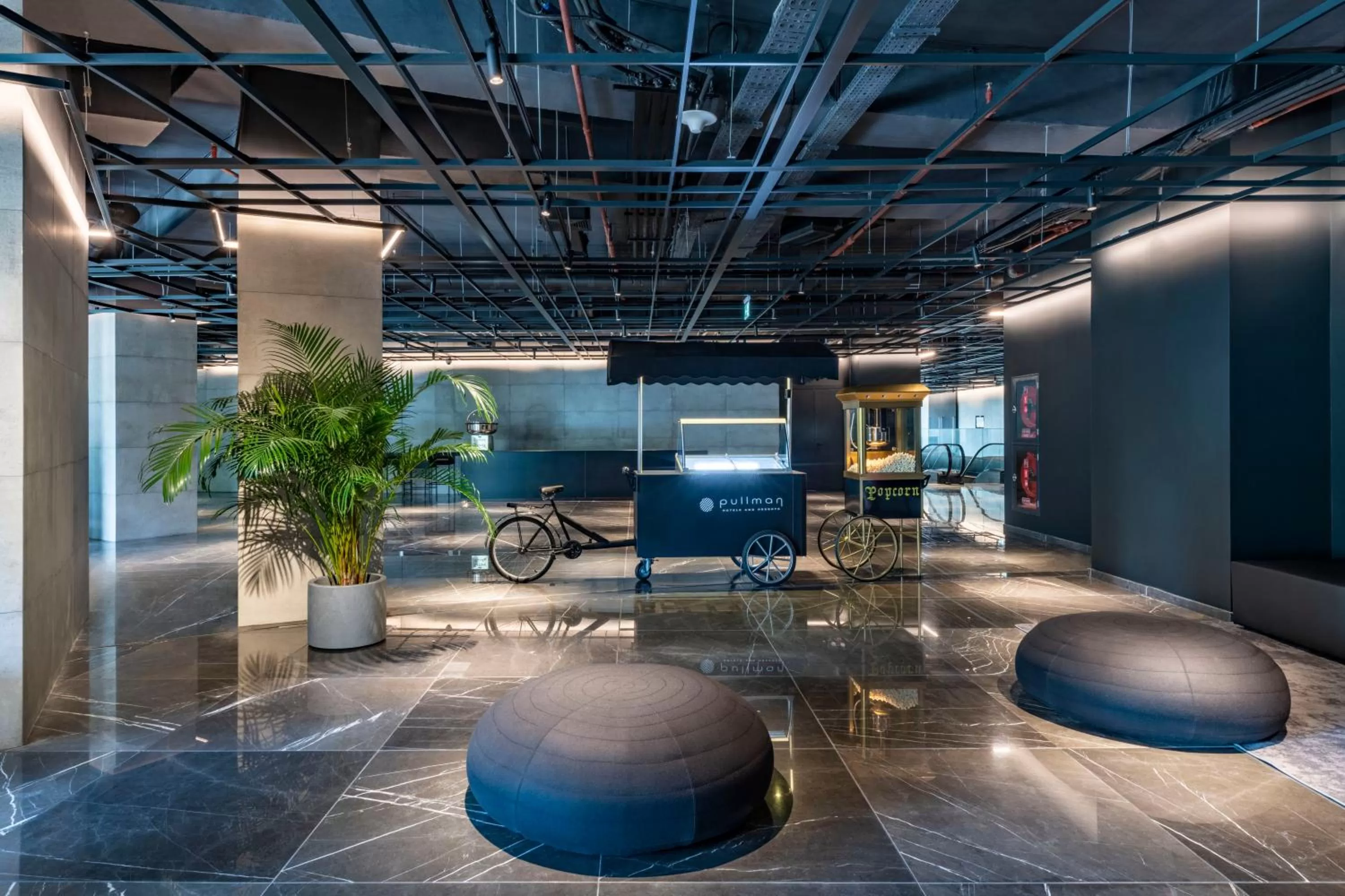 Seating area in Pullman Tbilisi Axis Towers