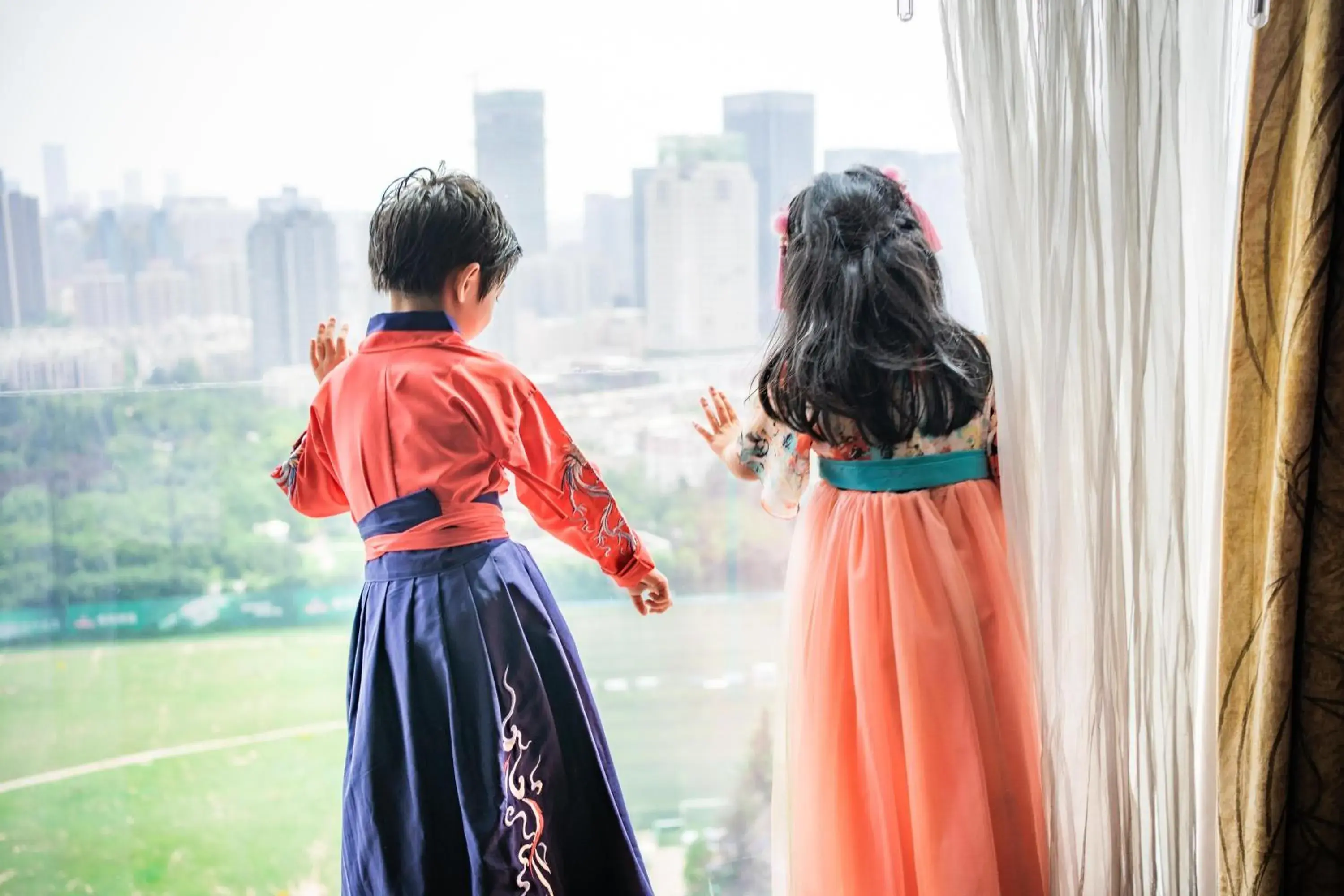 children in Shangri-La Hotel Xi'an