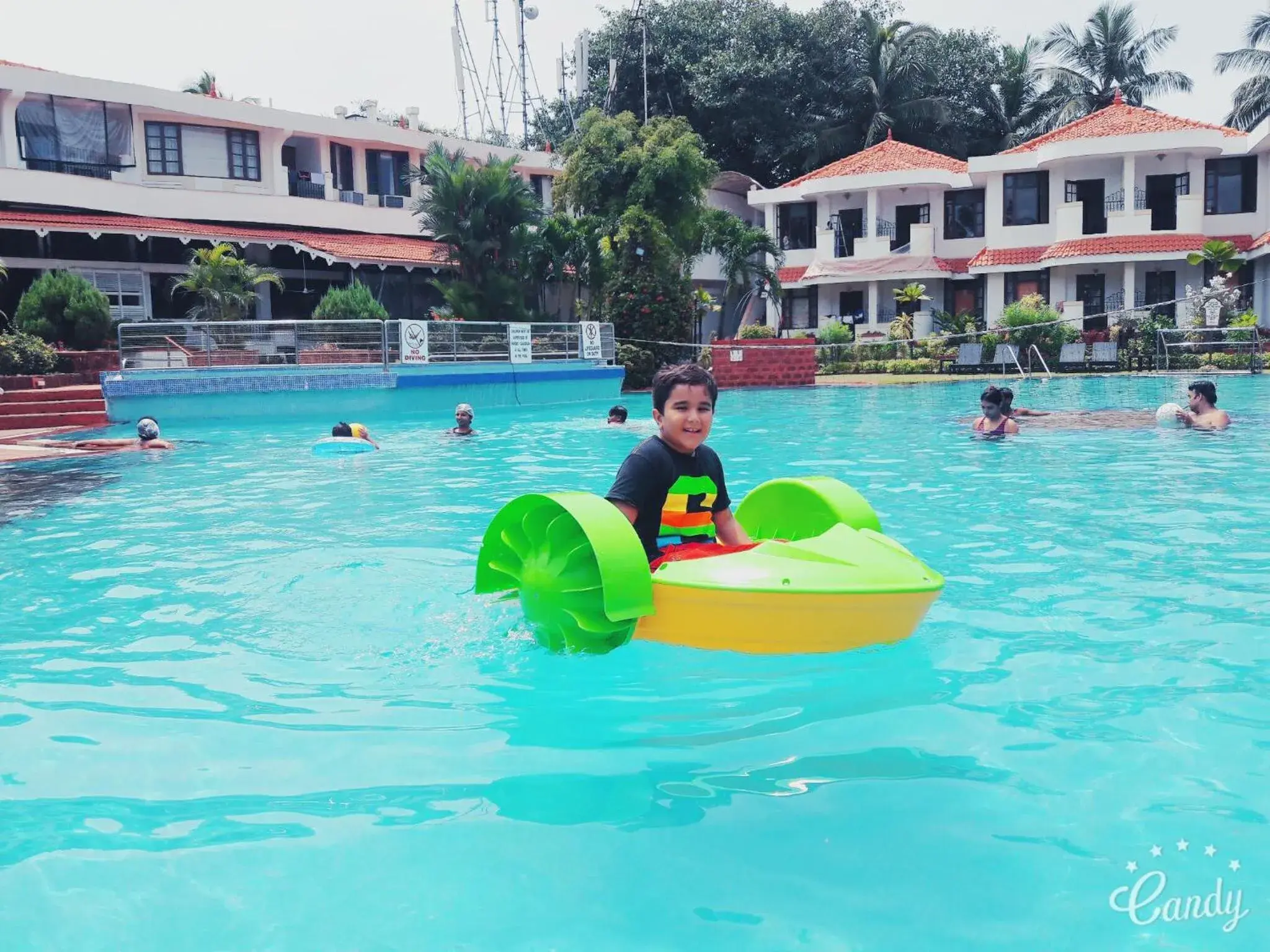 People, Swimming Pool in Heritage Village Resort & Spa Goa